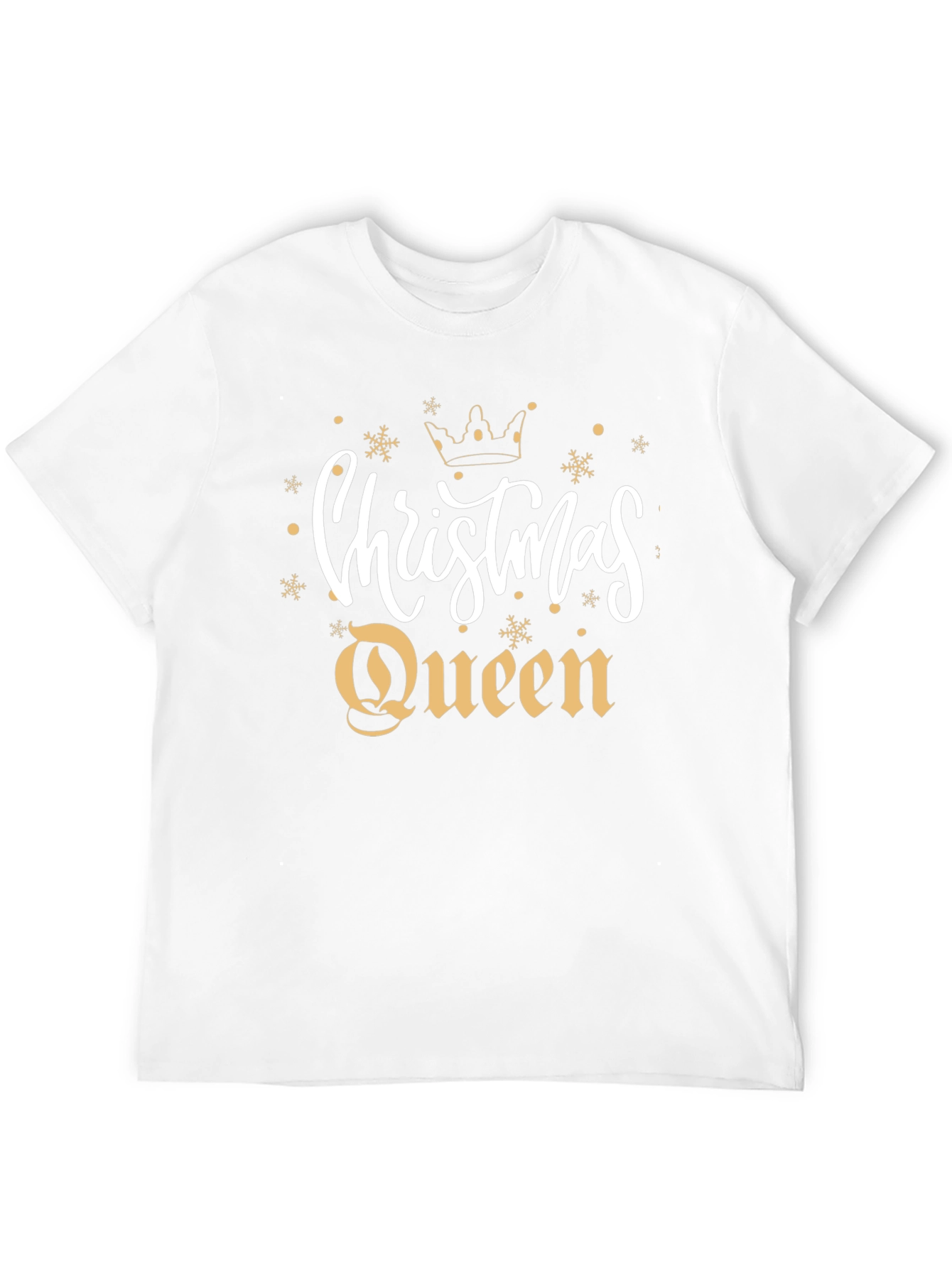 Christmas Queen Black T-Shirt