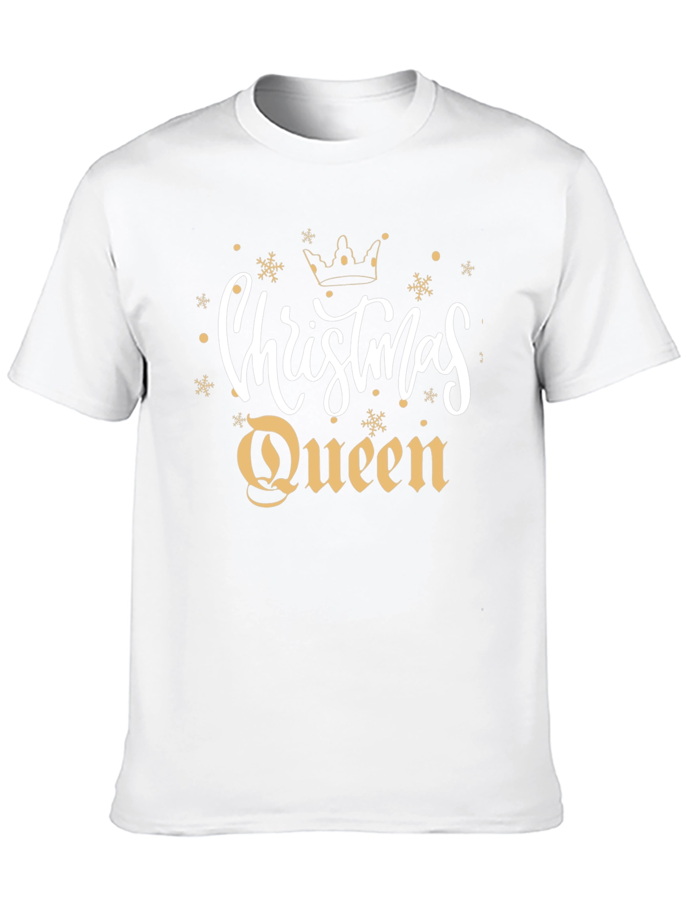 Christmas Queen Black T-Shirt