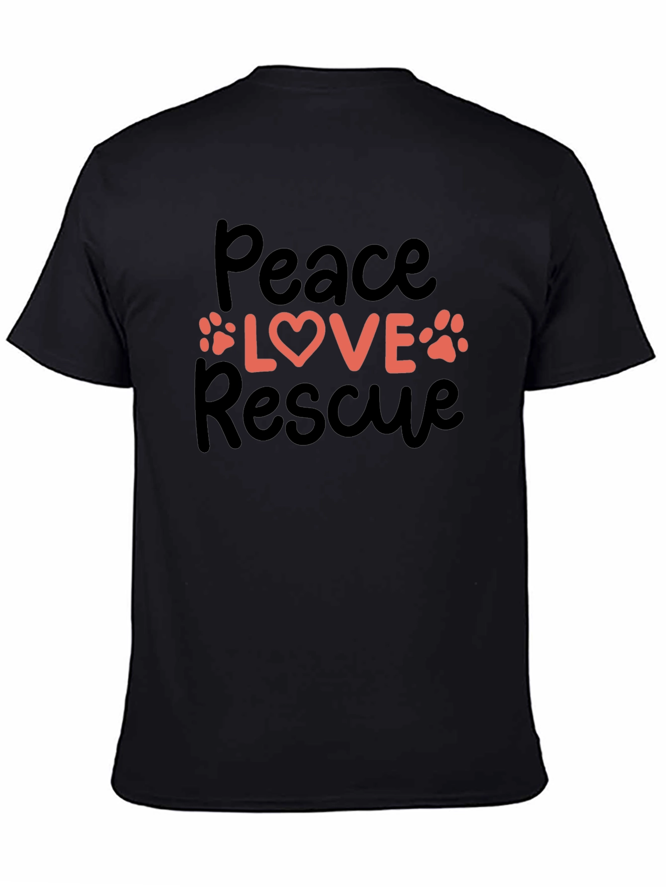 Peace Love Rescue Graphic Tee
