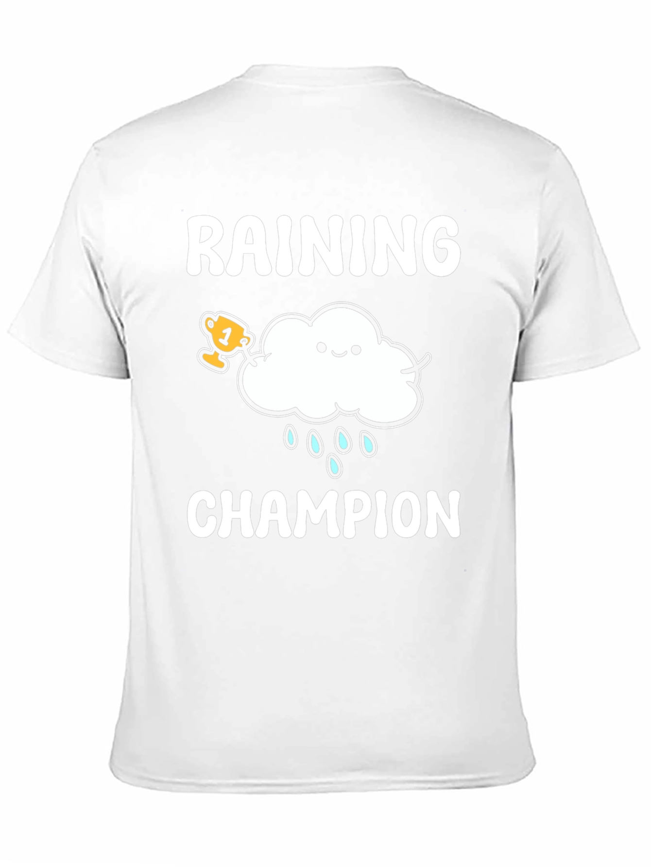 Raining Champion Graphic T-Shirt - Cool Weather Design