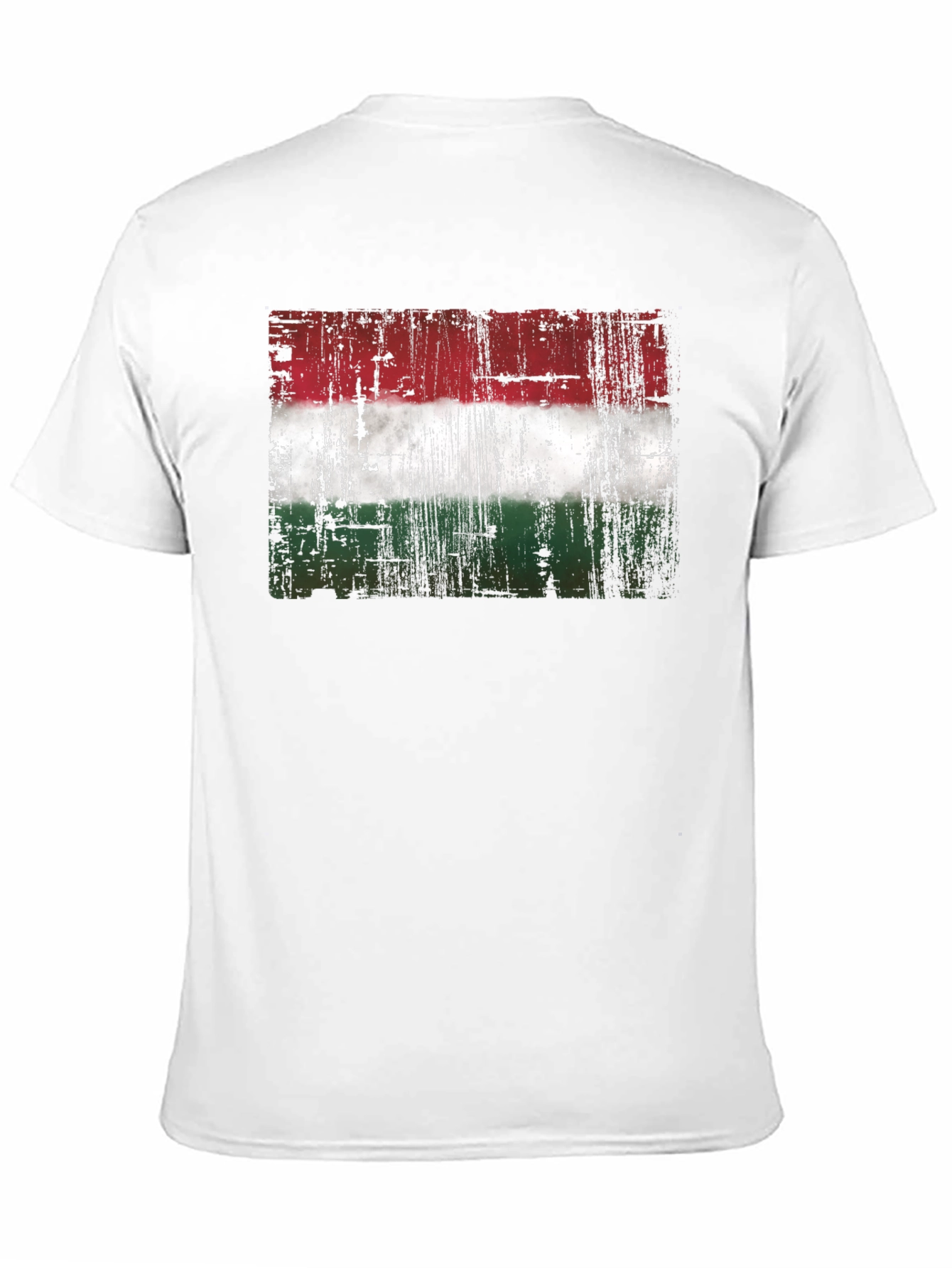 Hungary Flag T-Shirt - Distressed Style