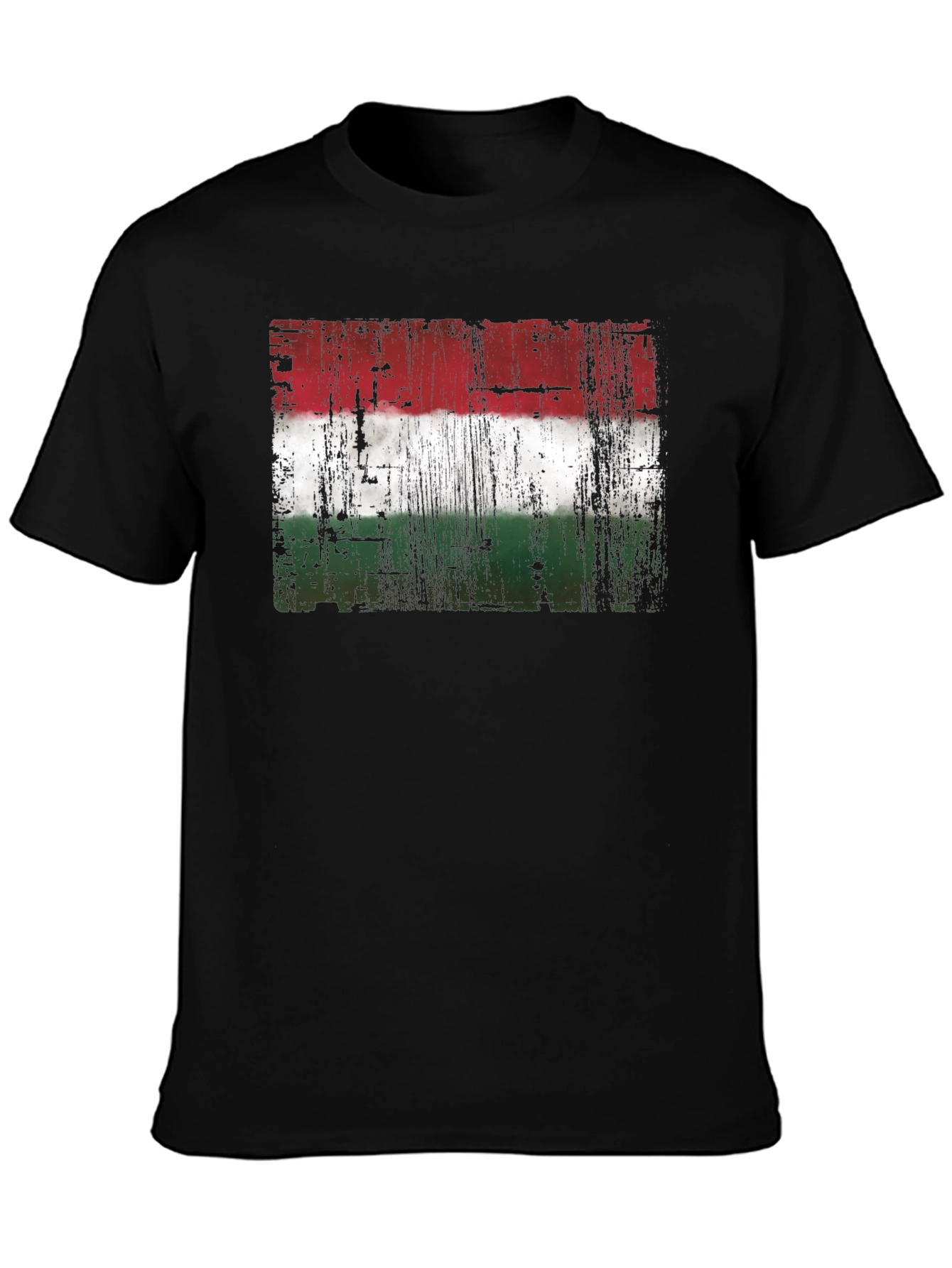 Hungary Flag T-Shirt - Distressed Style