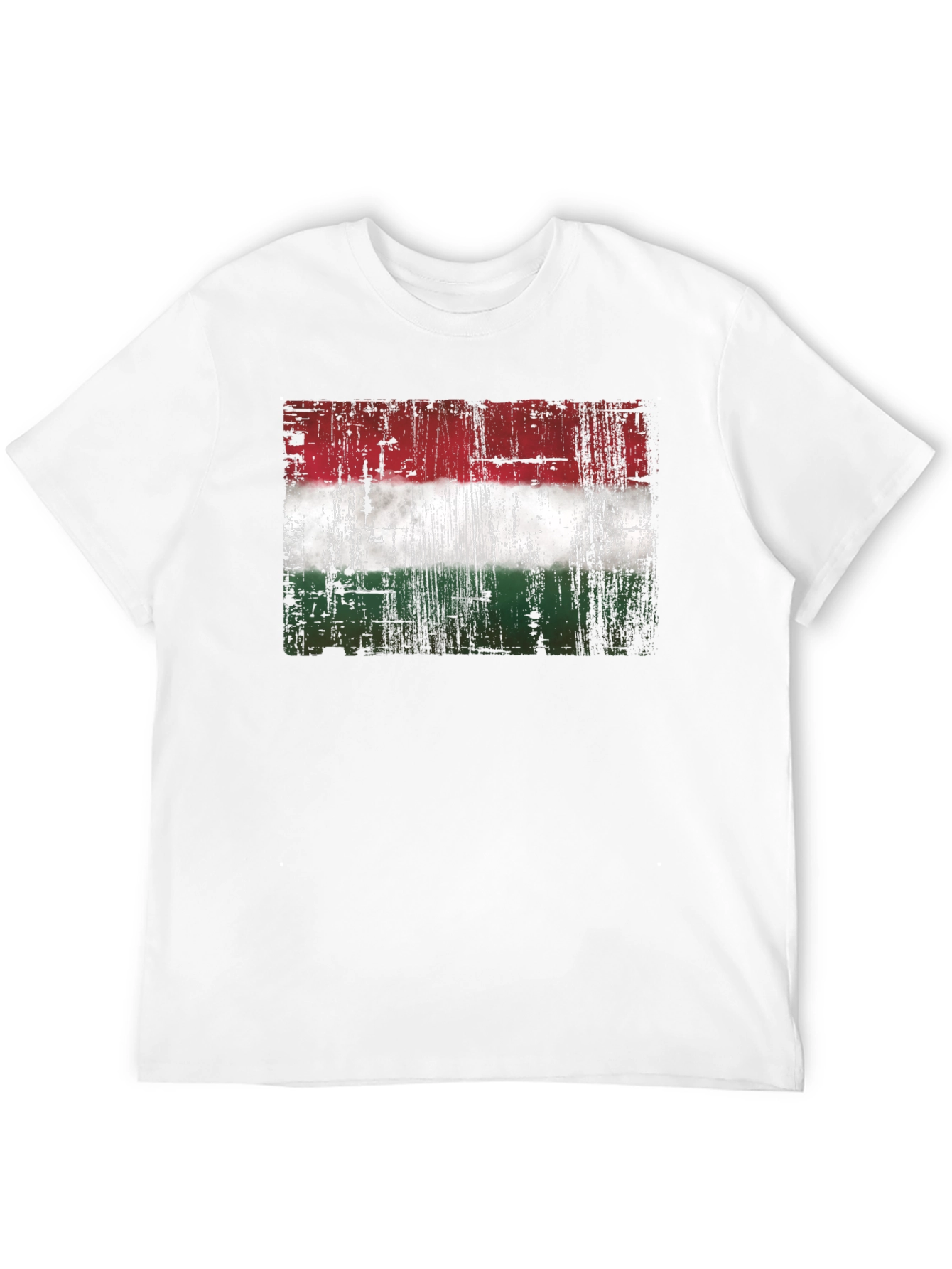 Hungary Flag T-Shirt - Distressed Style