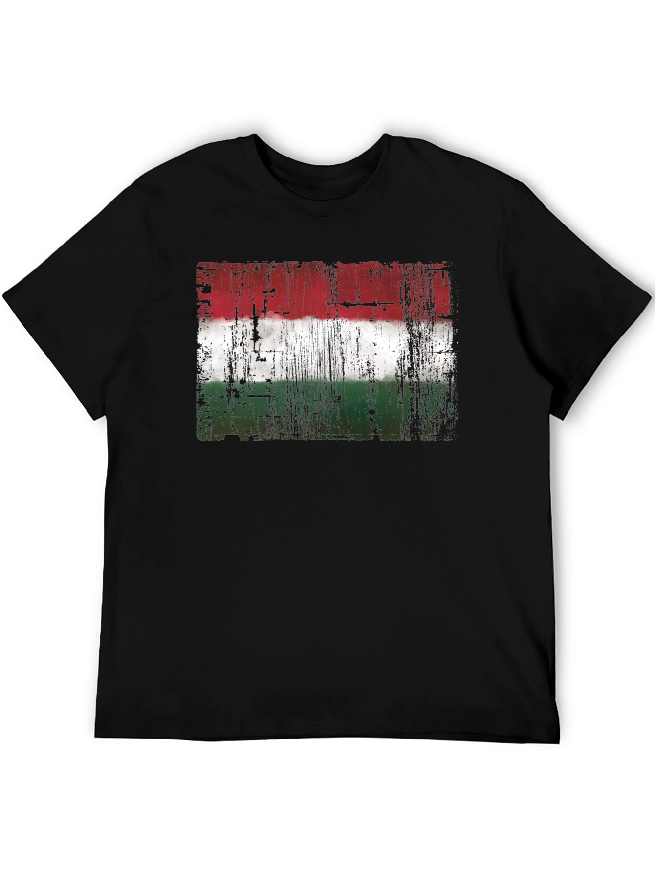 Hungary Flag T-Shirt - Distressed Style