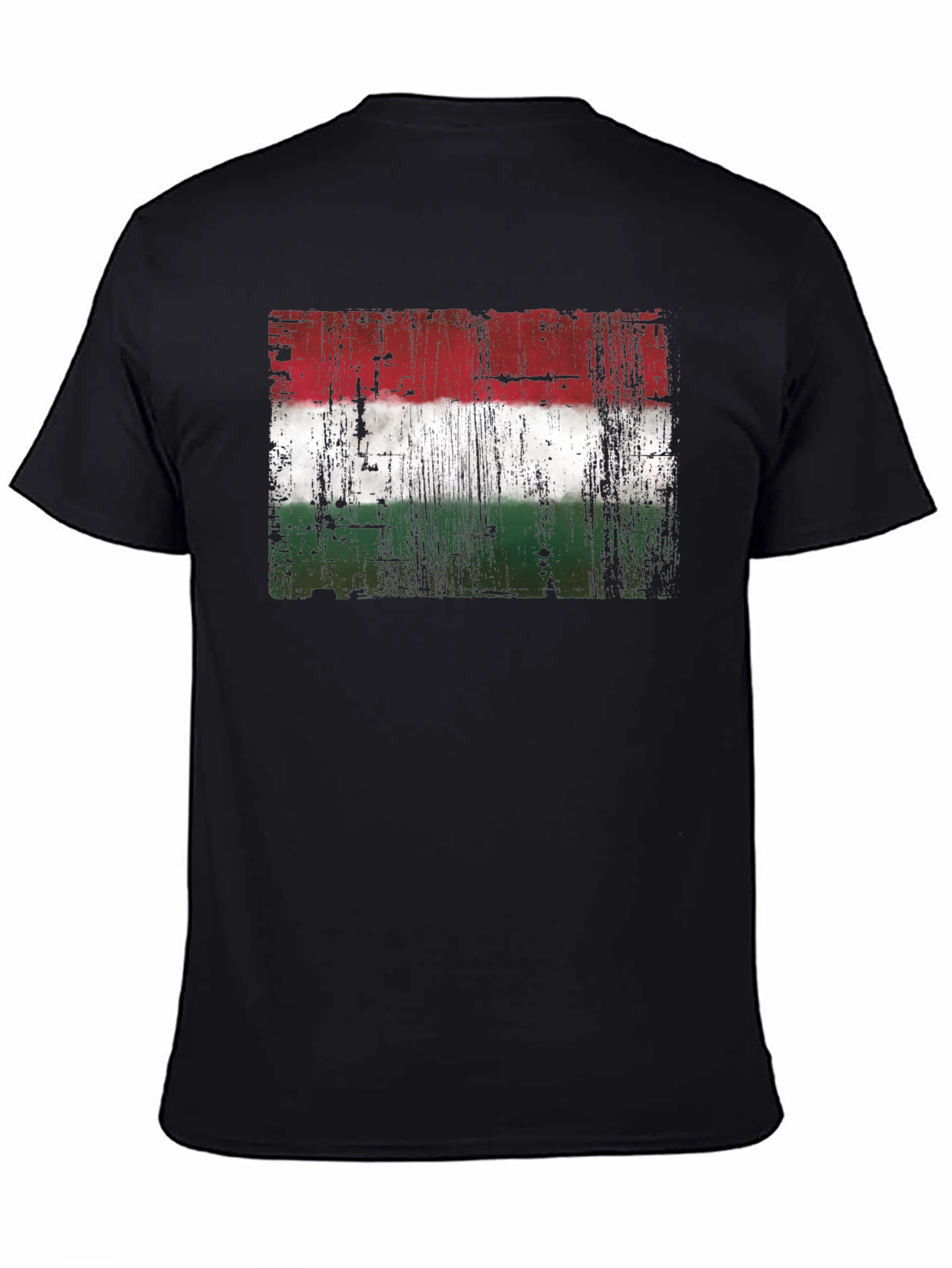 Hungary Flag T-Shirt - Distressed Style
