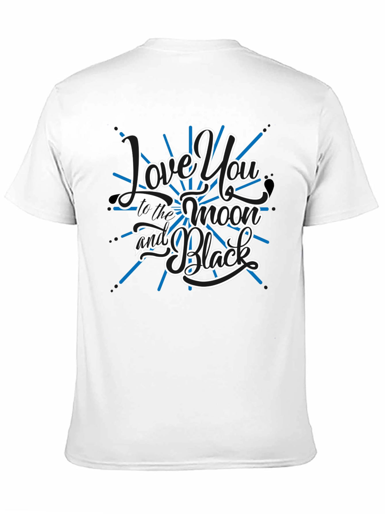Love You to the Moon and Black Graphic Tee