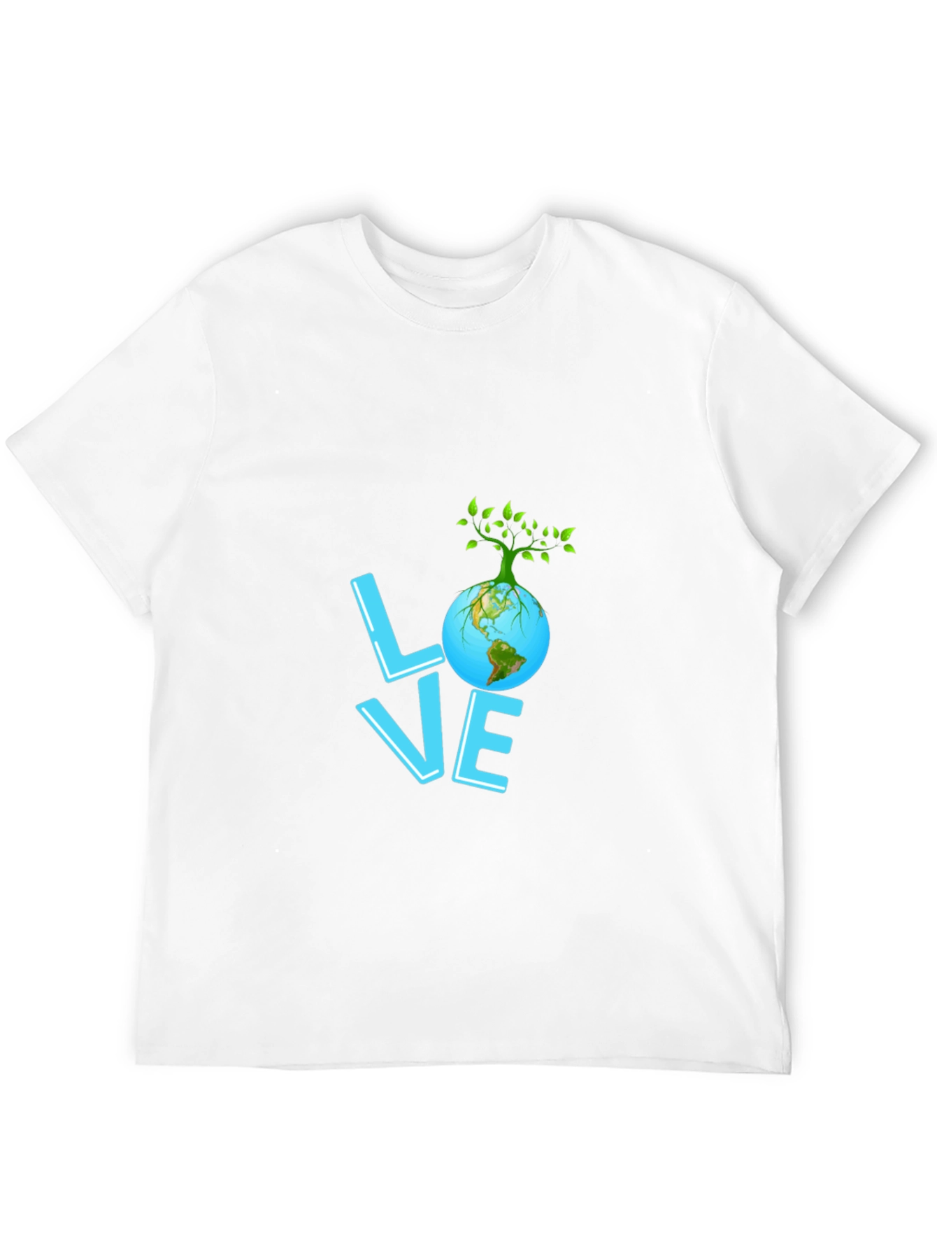 Love Earth Graphic Tee - Eco-Friendly Design
