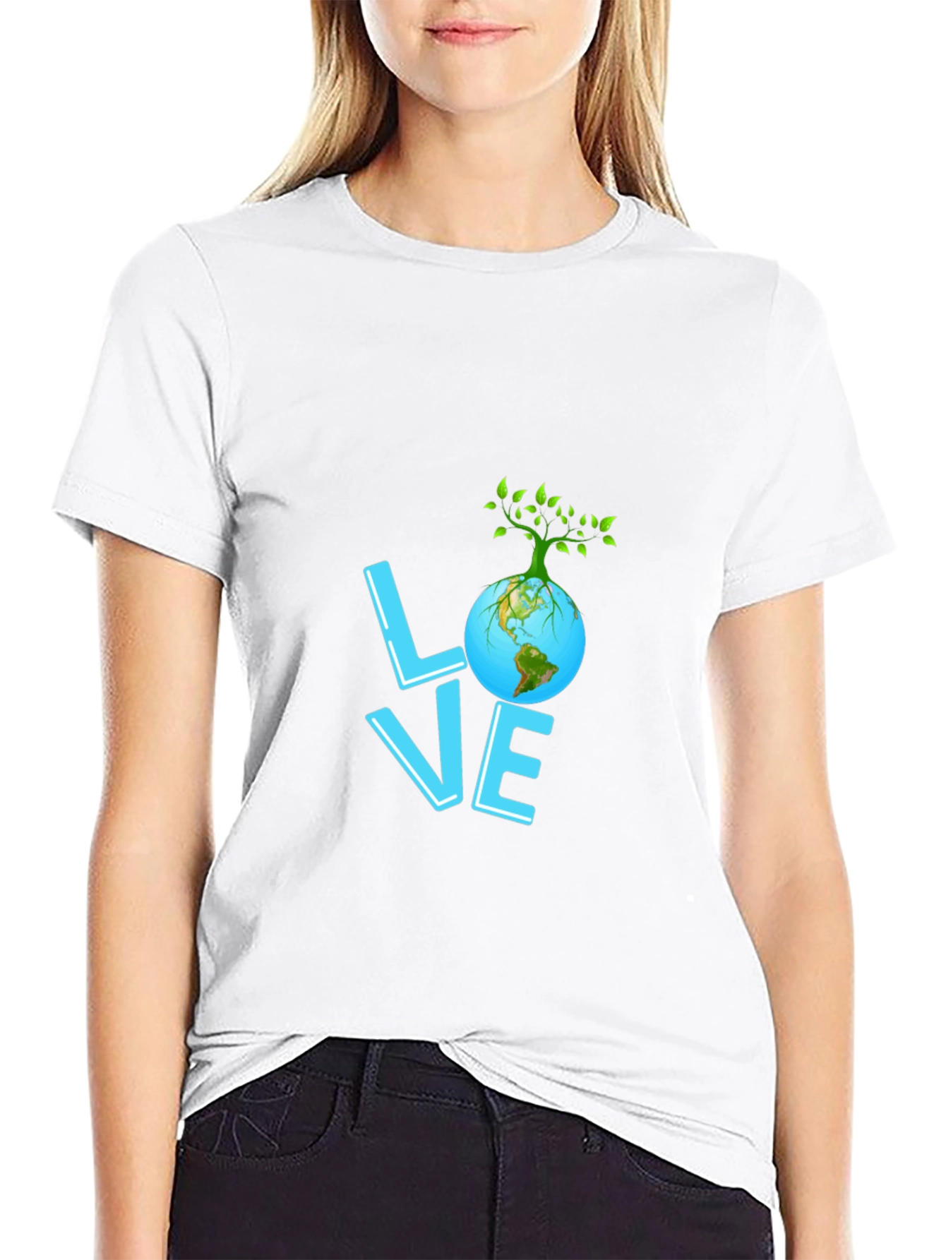 Love Earth Graphic Tee - Eco-Friendly Design