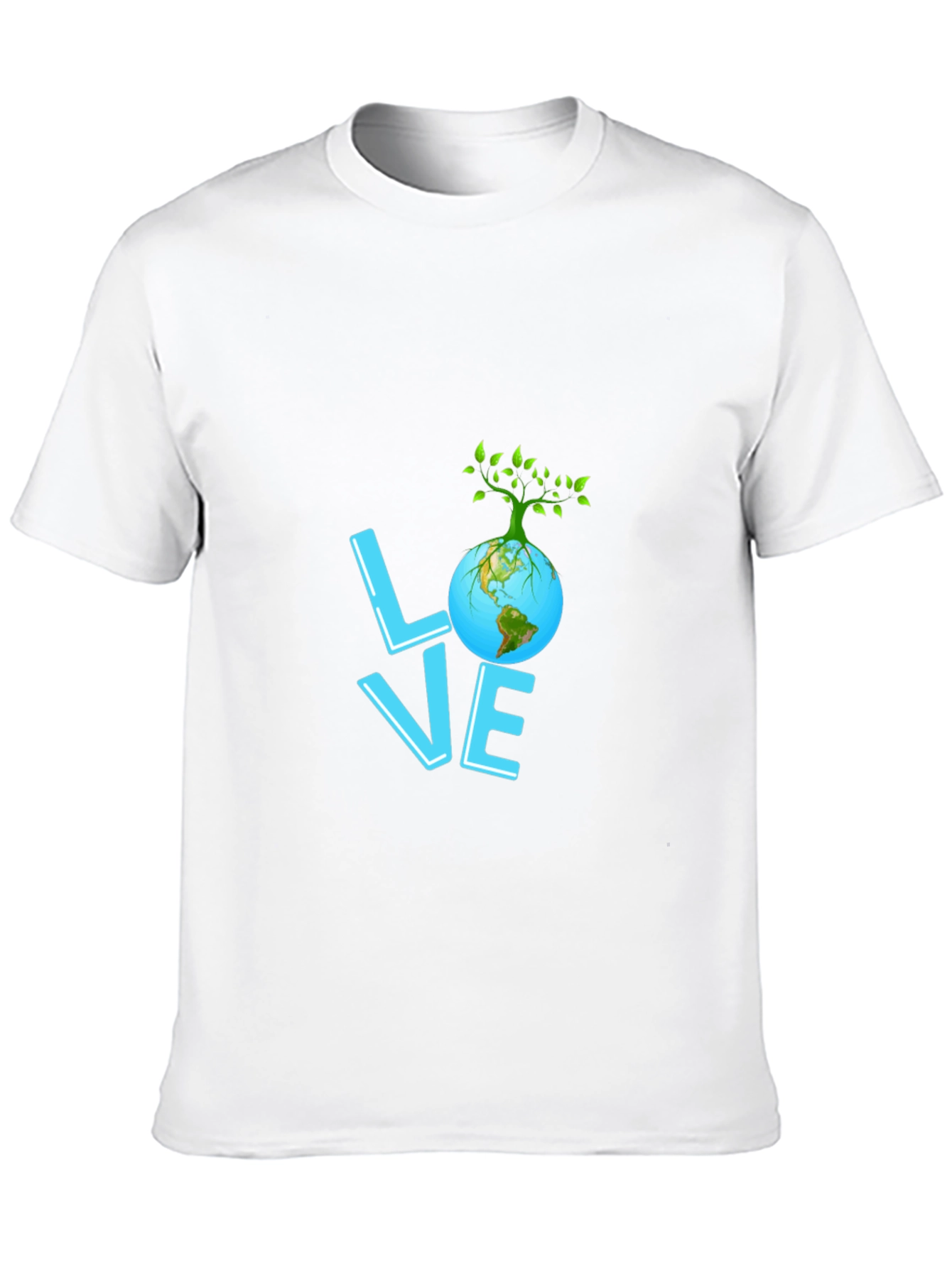 Love Earth Graphic Tee - Eco-Friendly Design