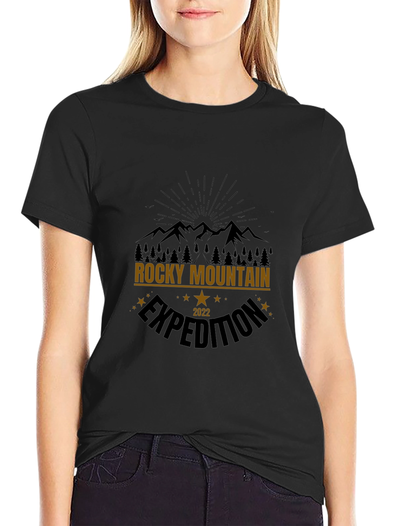 Rocky Mountain Expedition 2022 Black T-Shirt