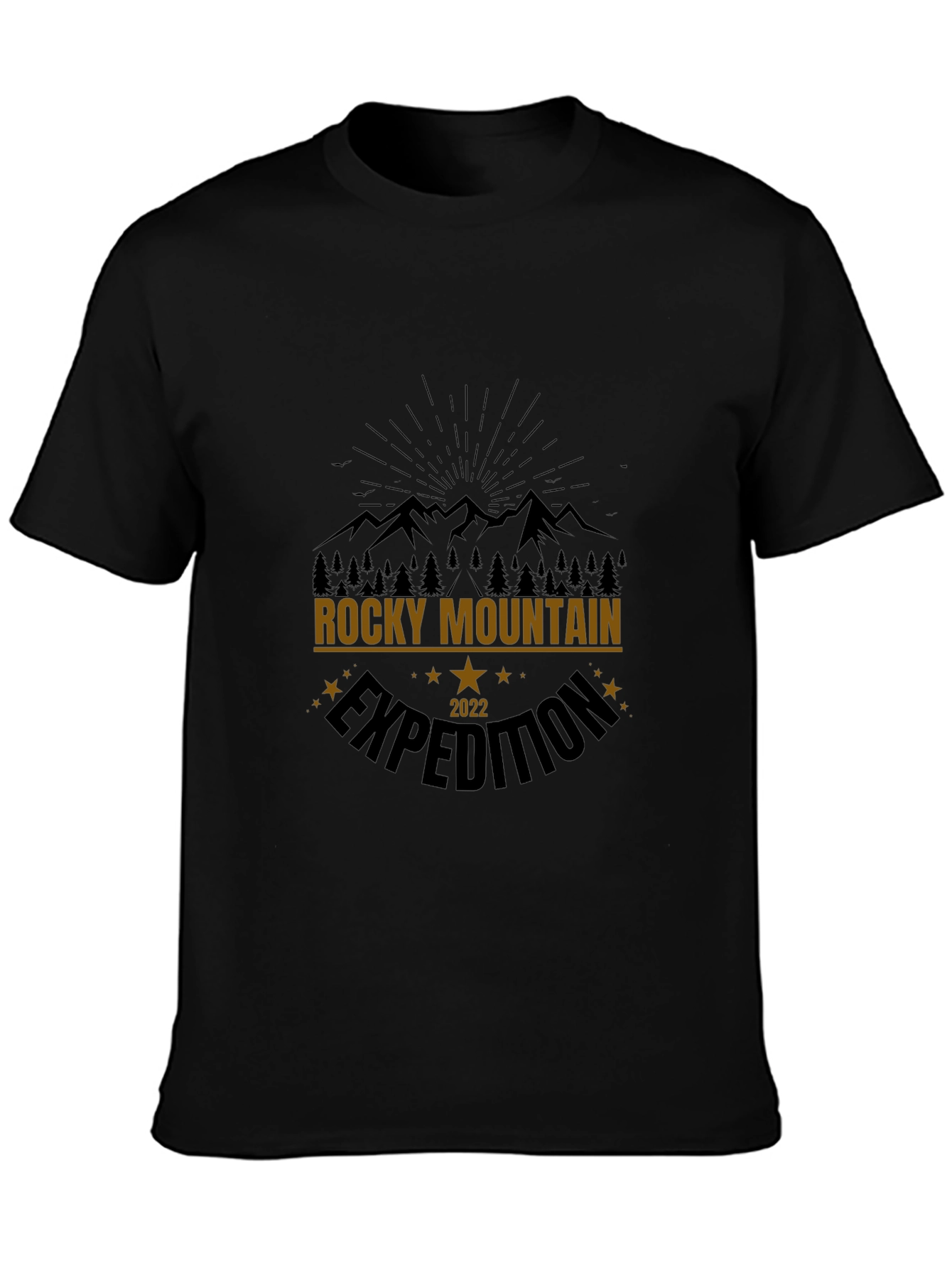 Rocky Mountain Expedition 2022 Black T-Shirt
