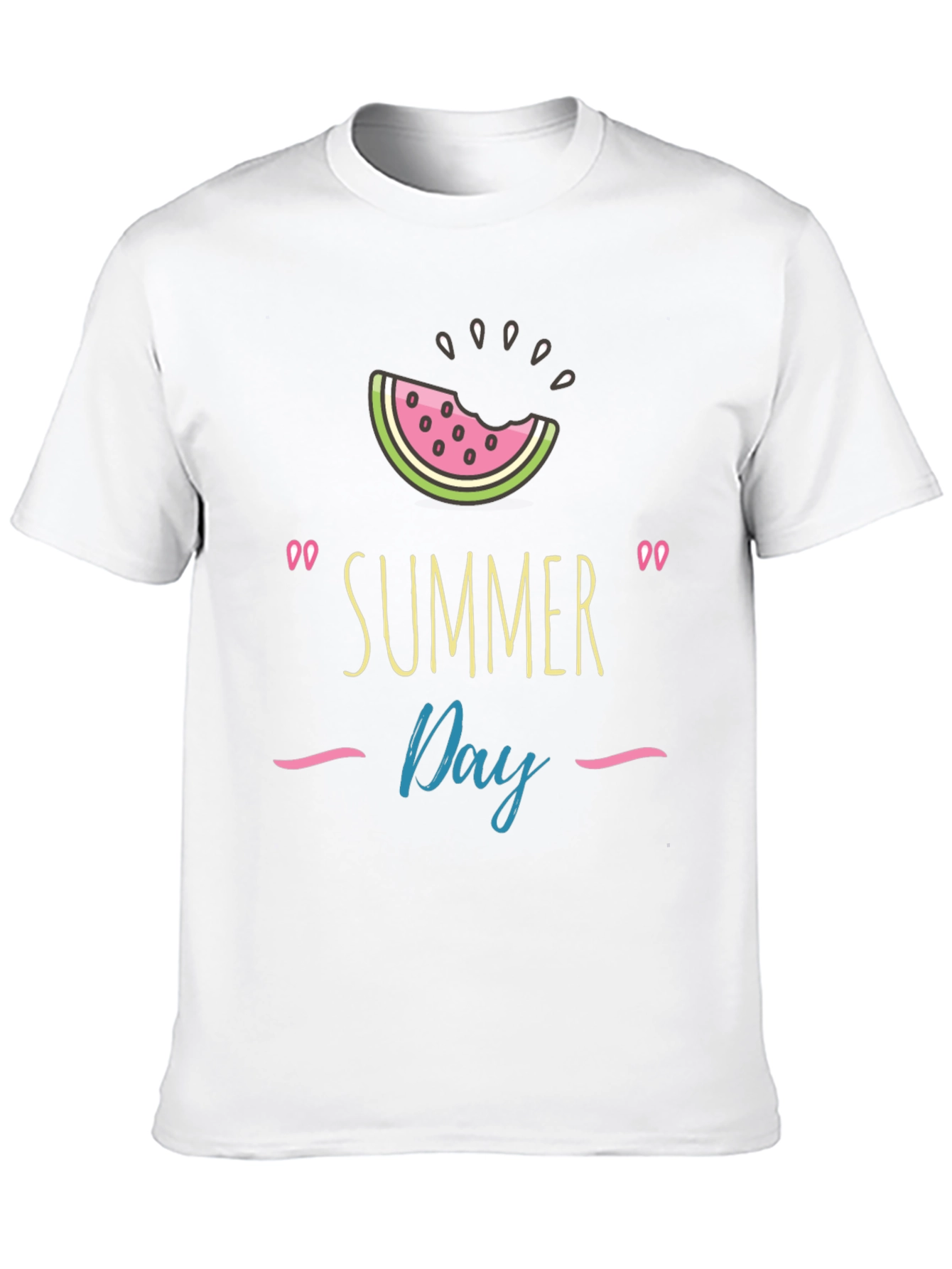 Summer Day Watermelon Graphic T-Shirt
