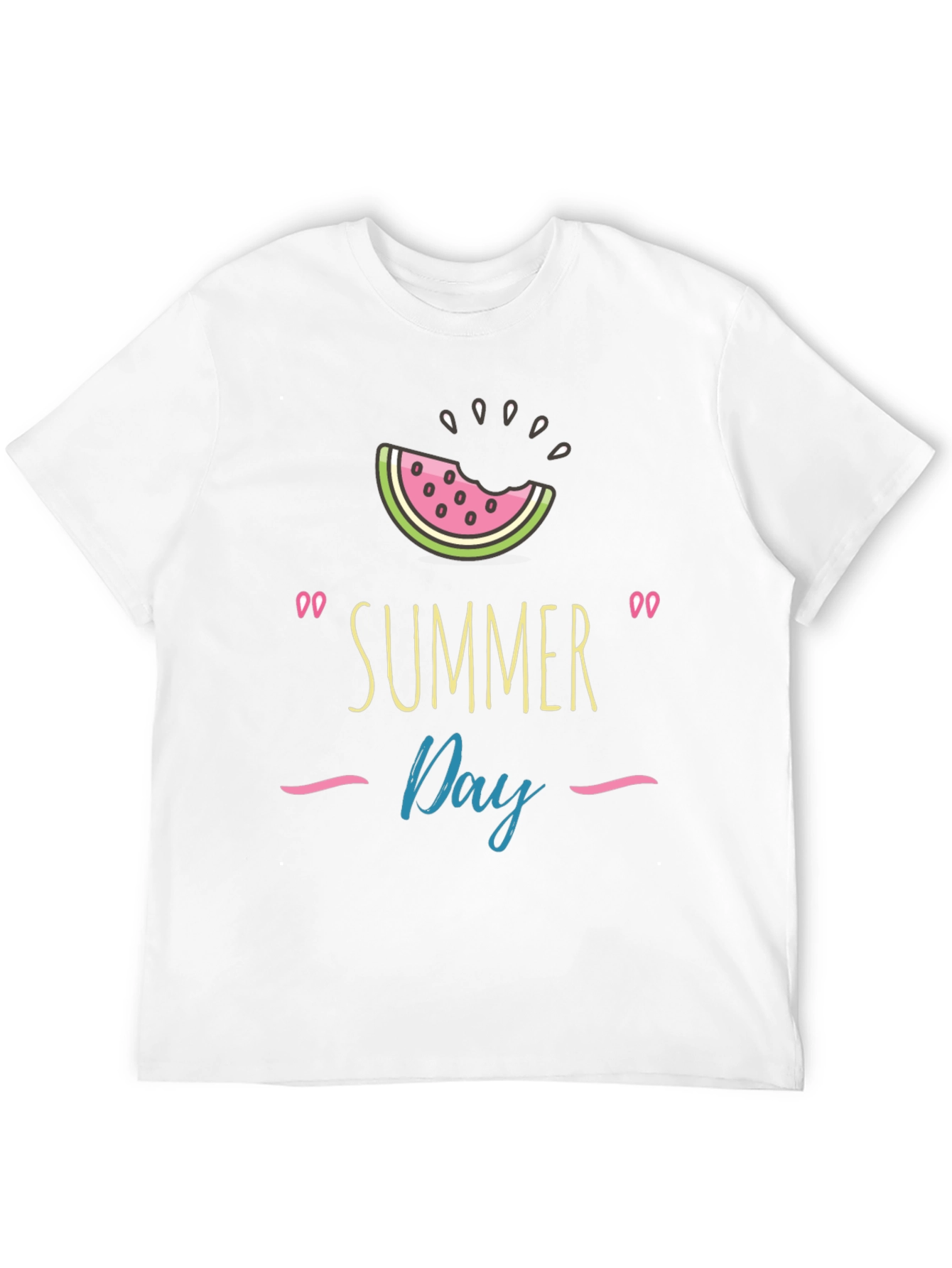 Summer Day Watermelon Graphic T-Shirt