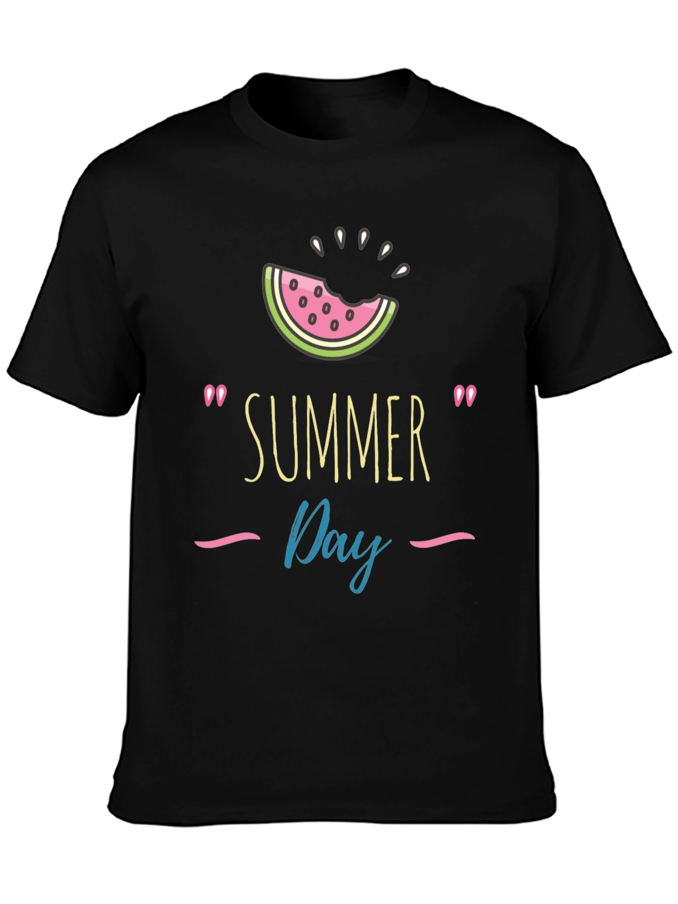 Summer Day Watermelon Graphic T-Shirt