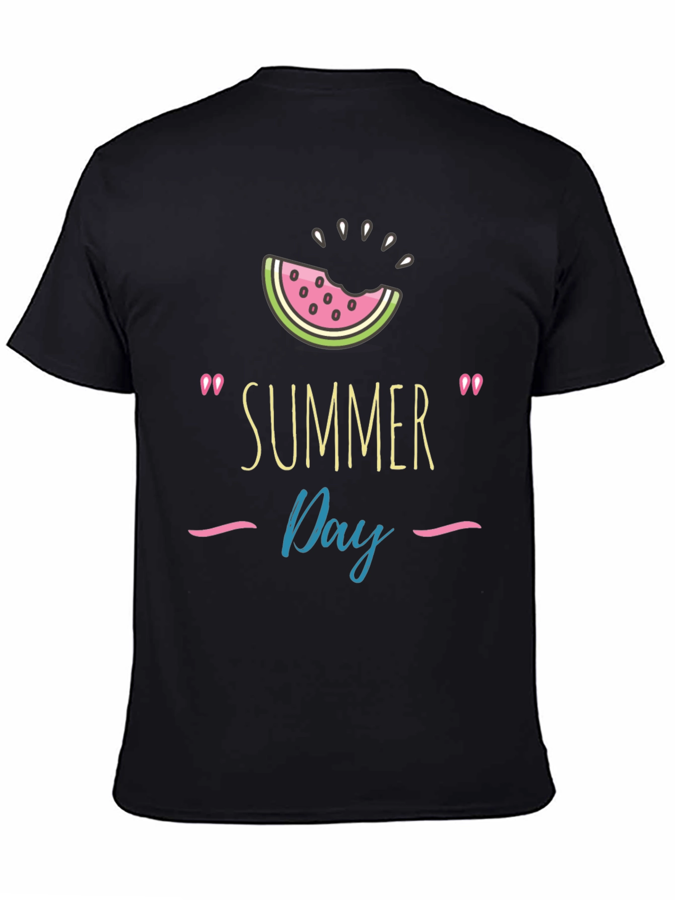 Summer Day Watermelon Graphic T-Shirt