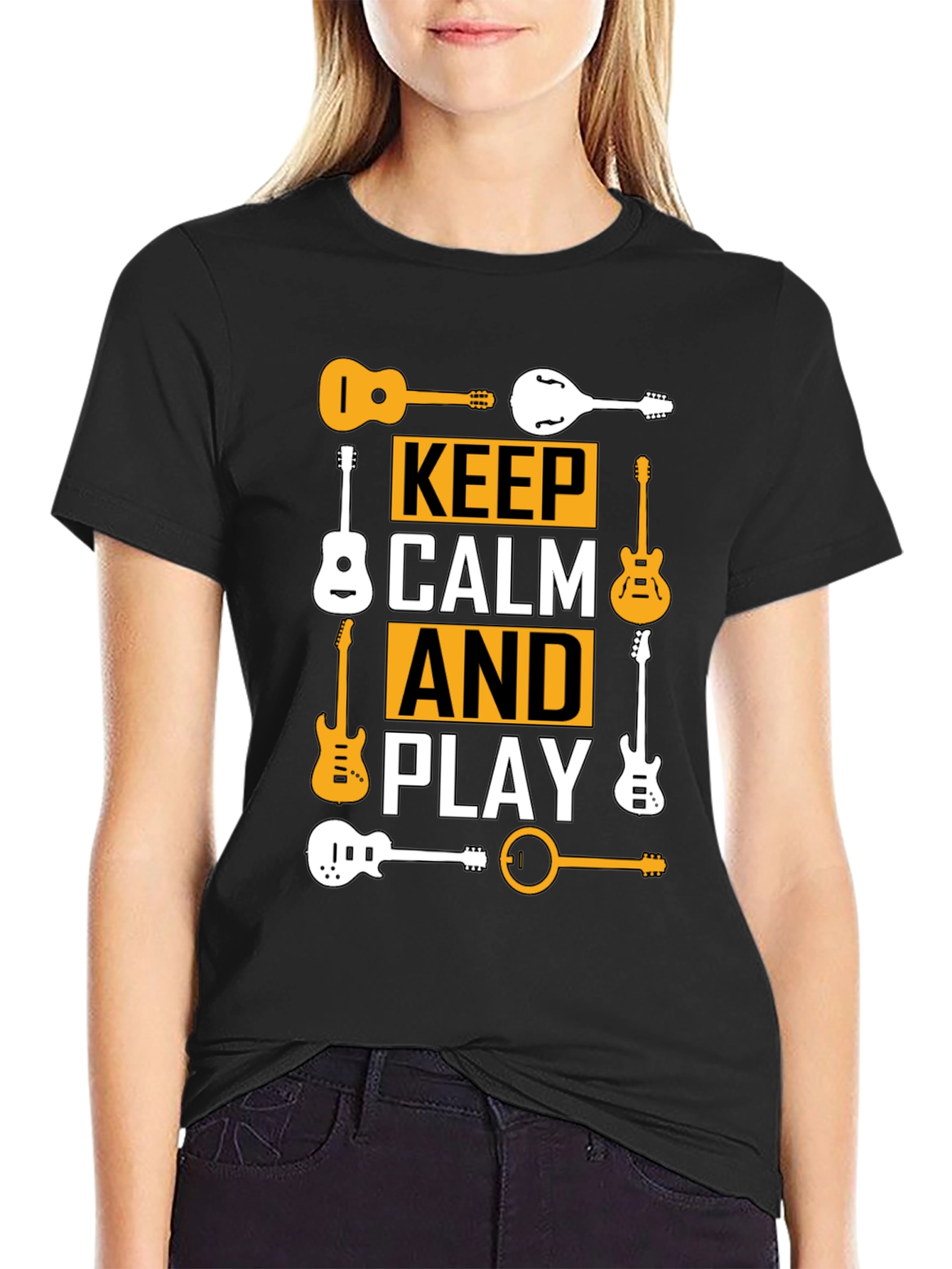 Keep Calm and Play Guitar T-Shirt