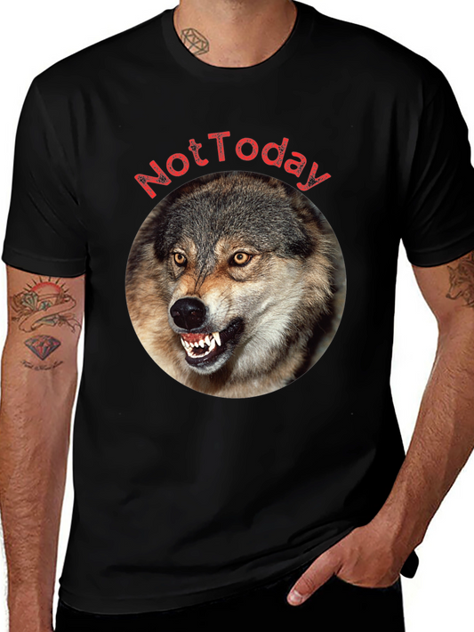 Wolf Not Today Graphic T-Shirt
