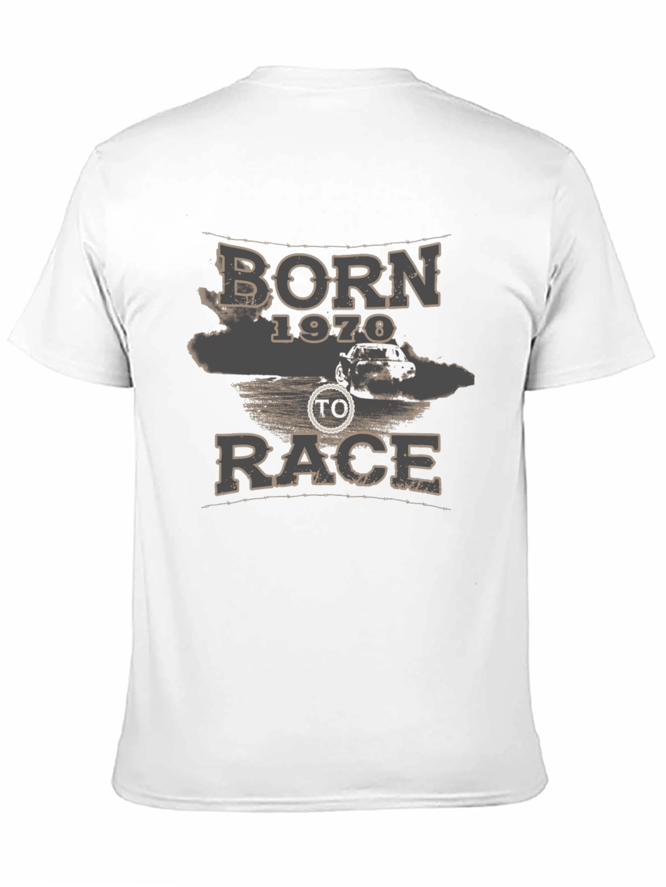 Born 1970 to Race - Mens Graphic T-Shirt