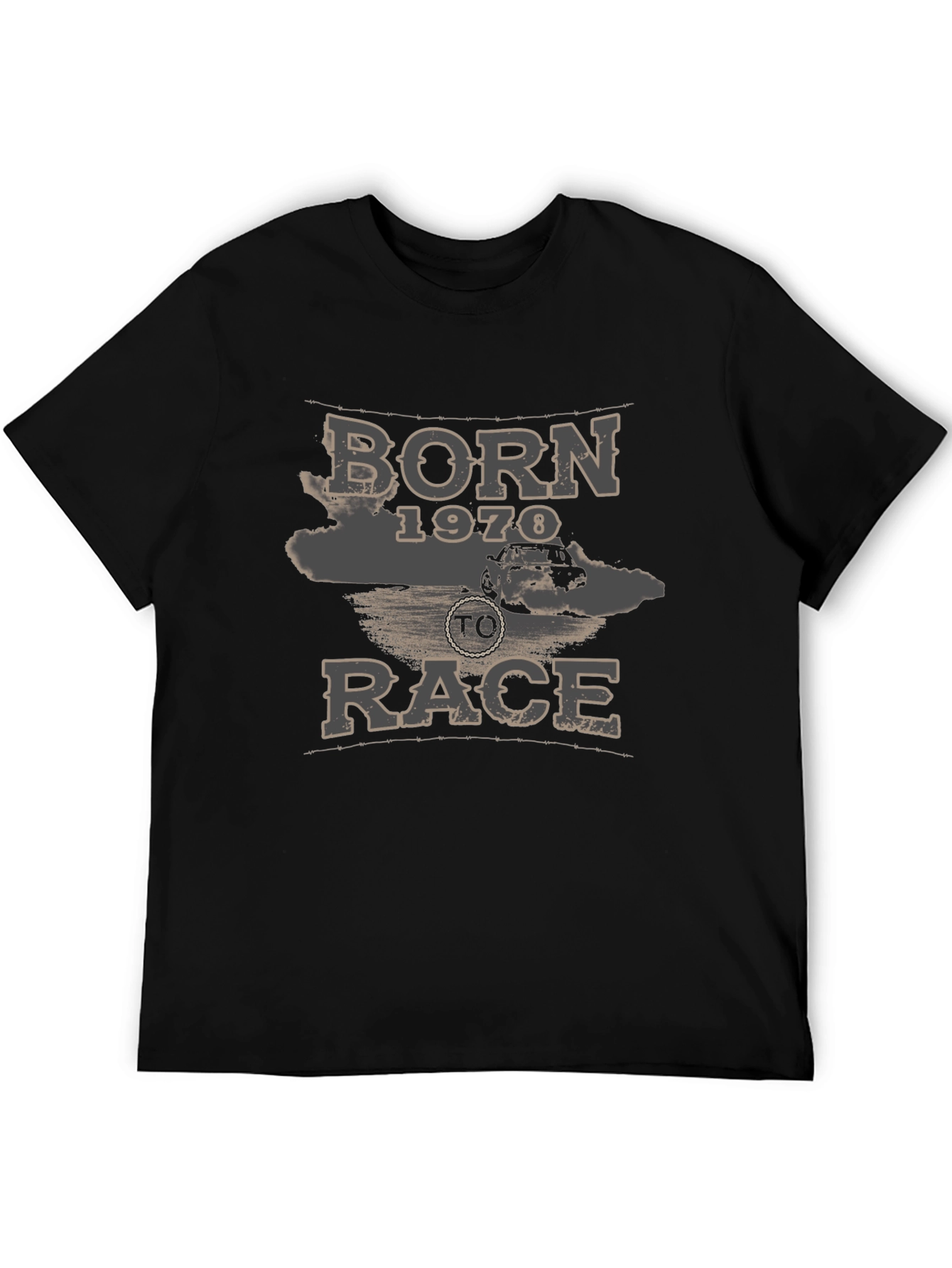 Born 1970 to Race - Mens Graphic T-Shirt