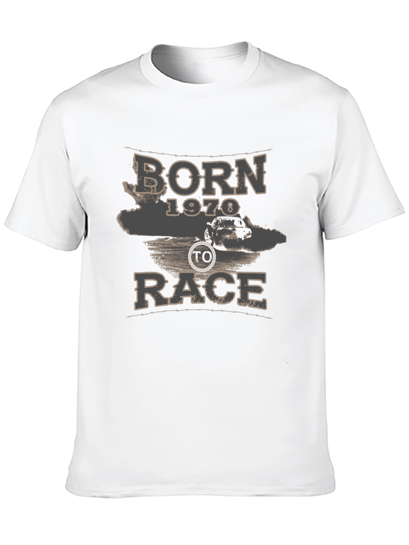 Born 1970 to Race - Mens Graphic T-Shirt