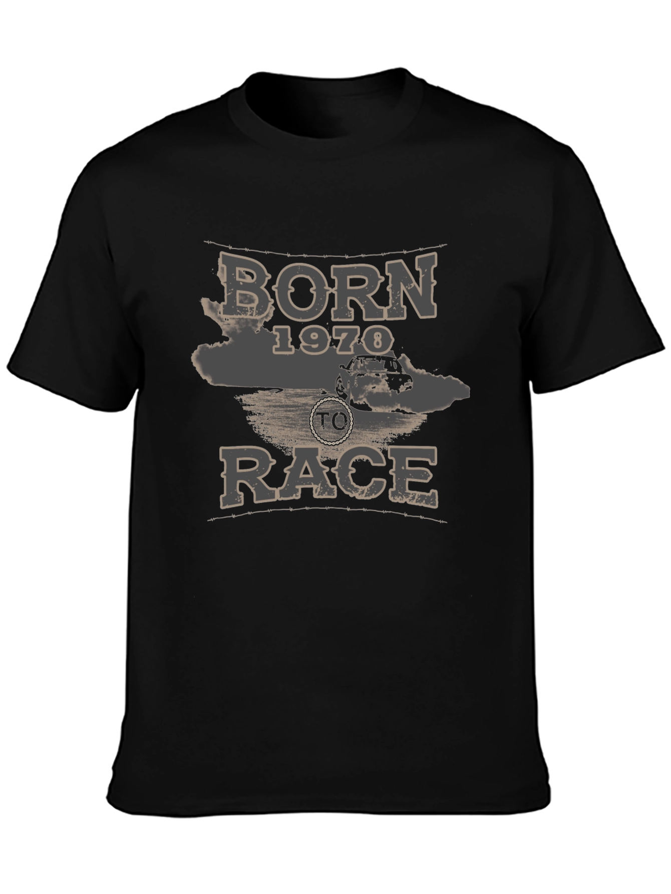Born 1970 to Race - Mens Graphic T-Shirt