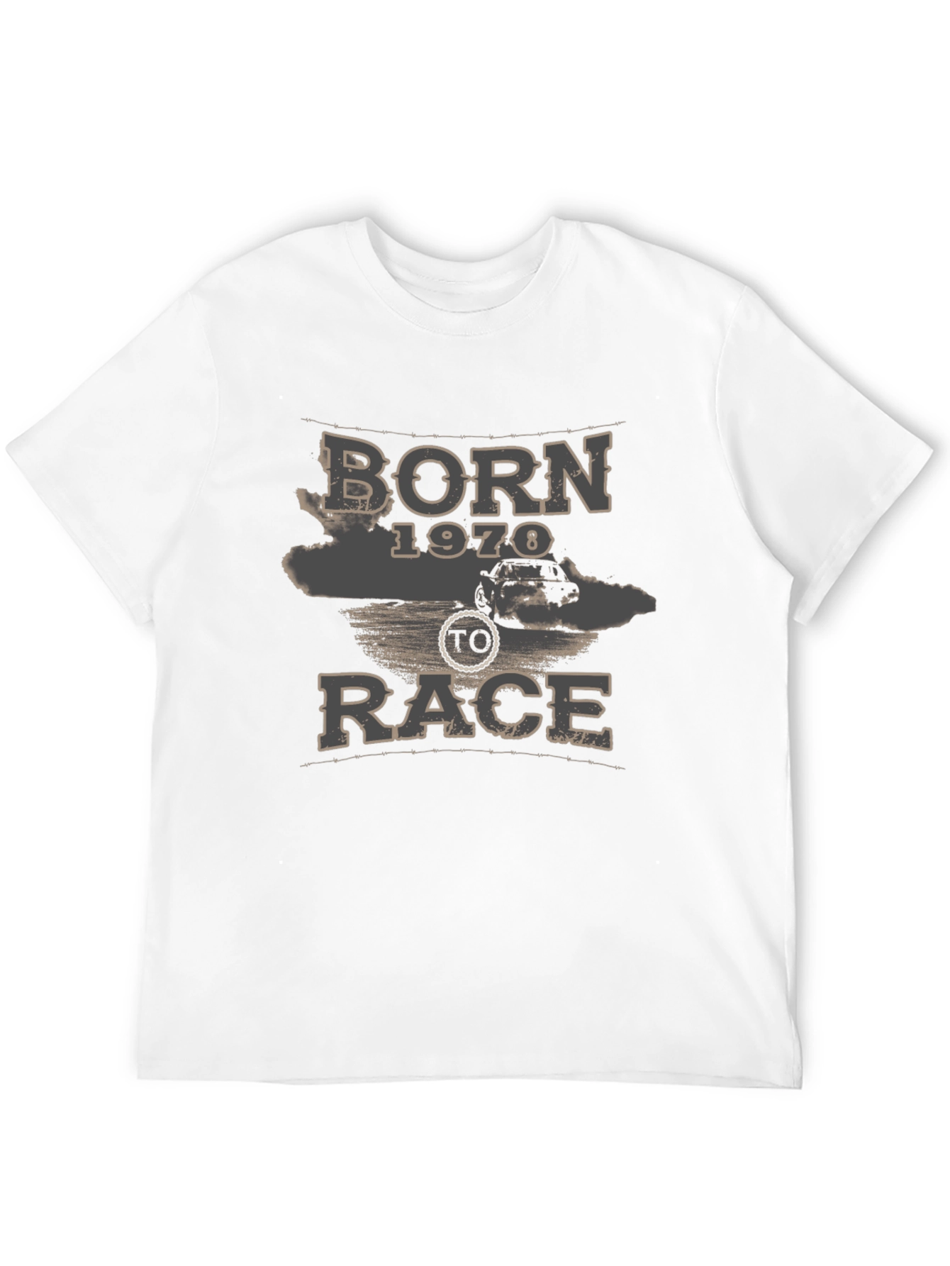 Born 1970 to Race - Mens Graphic T-Shirt
