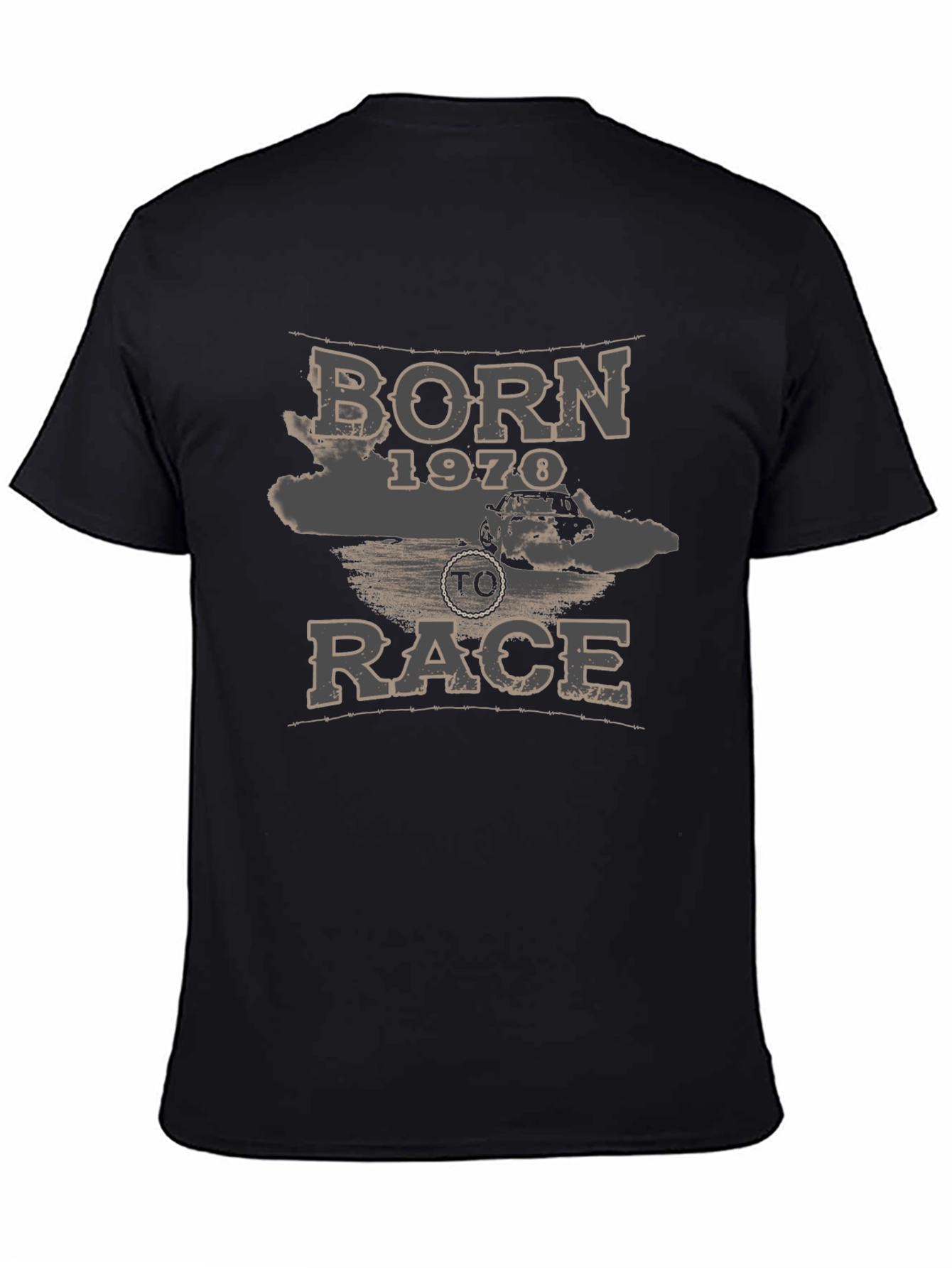 Born 1970 to Race - Mens Graphic T-Shirt