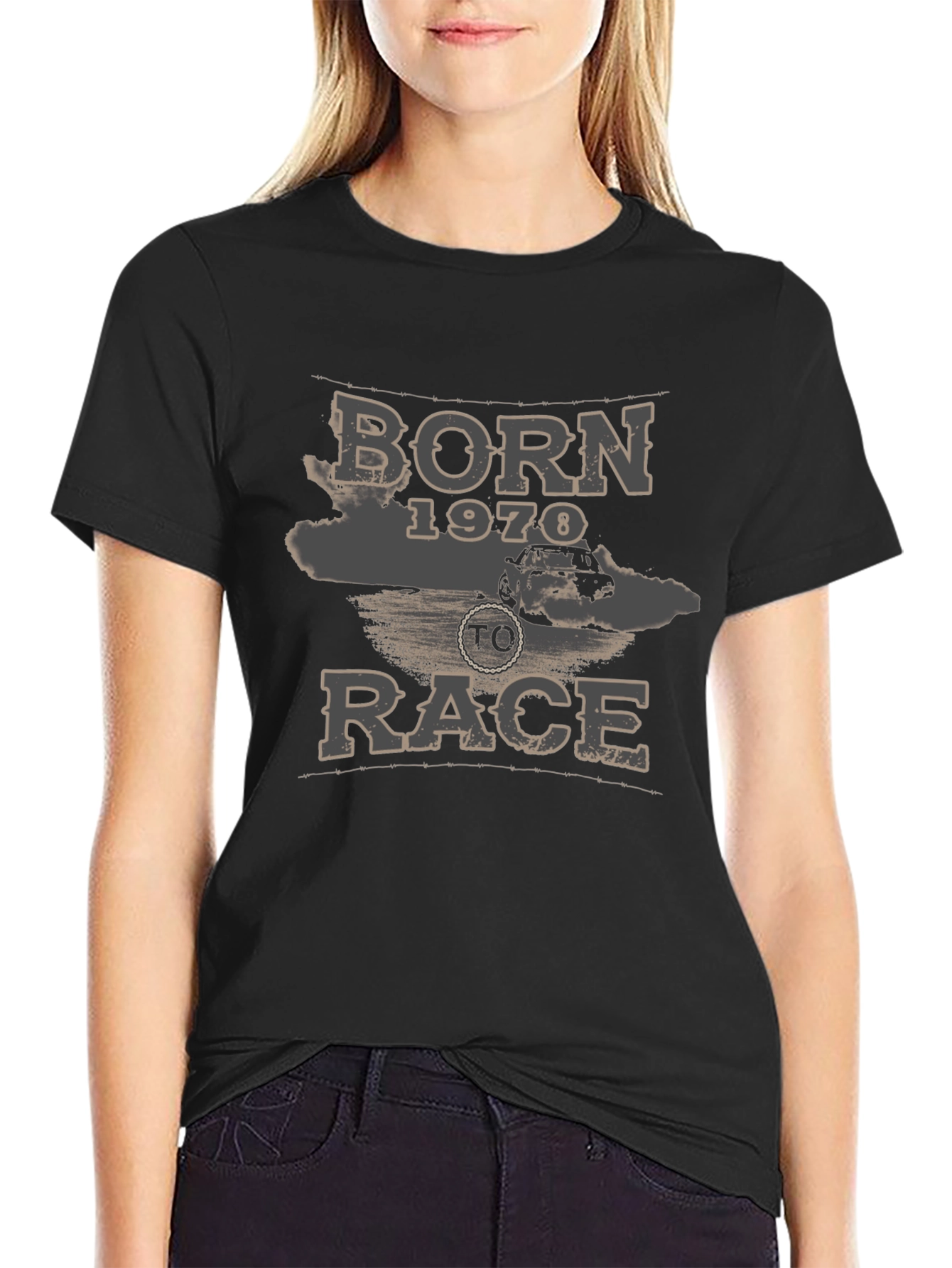 Born 1970 to Race - Mens Graphic T-Shirt