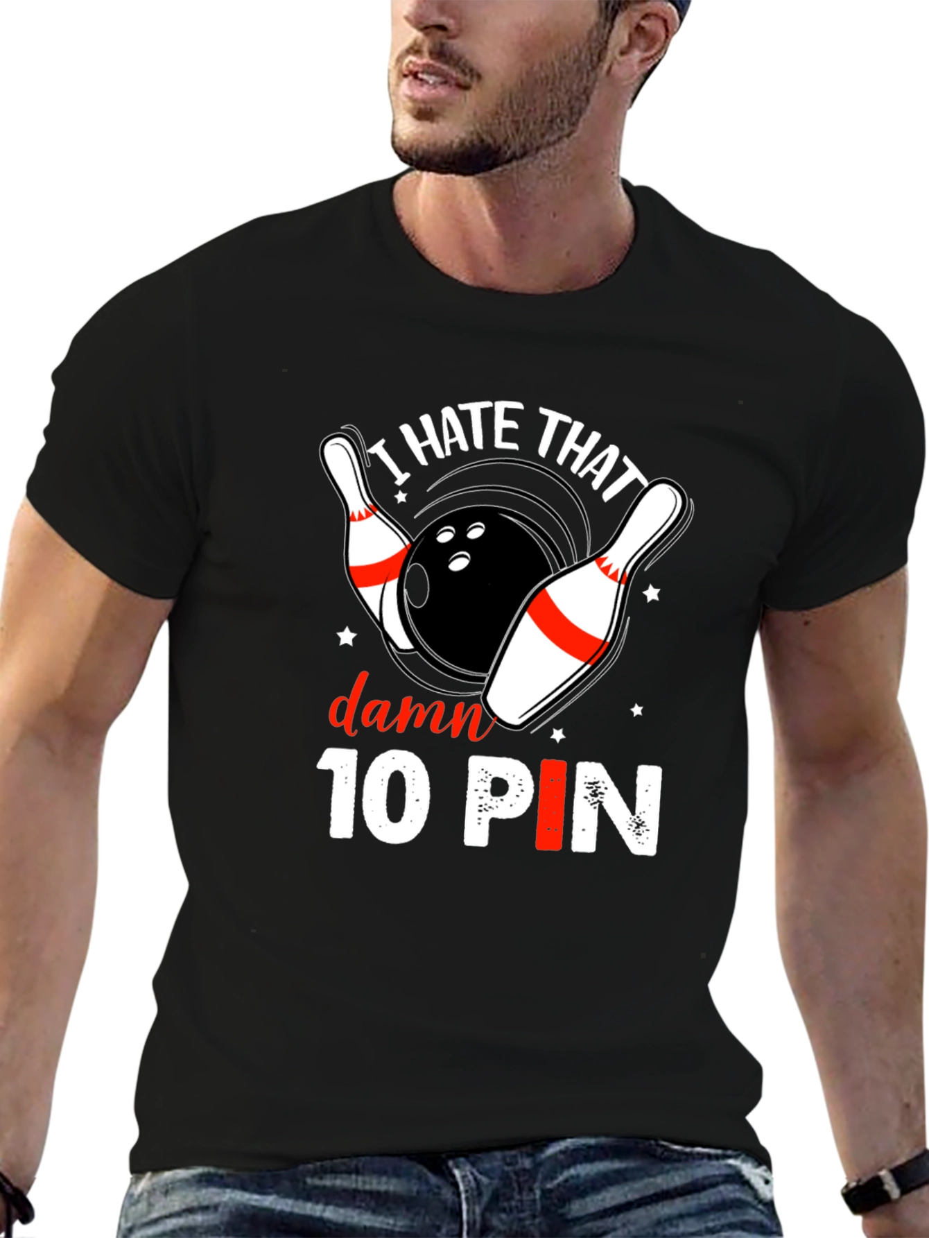 I Hate That Damn 10 Pin Bowling T-Shirt