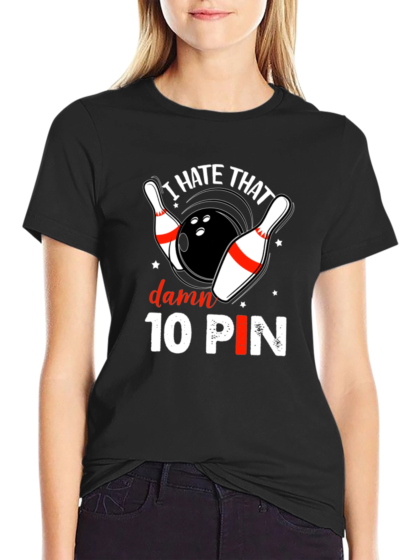 I Hate That Damn 10 Pin Bowling T-Shirt
