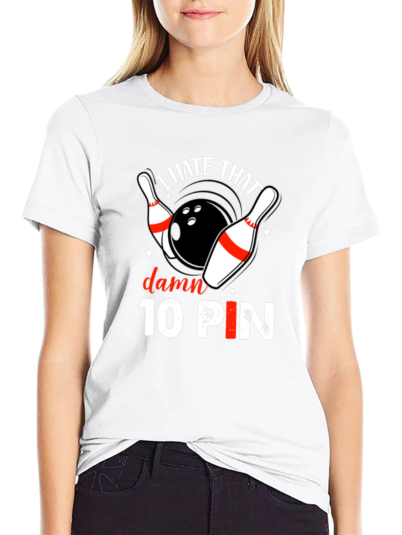 I Hate That Damn 10 Pin Bowling T-Shirt