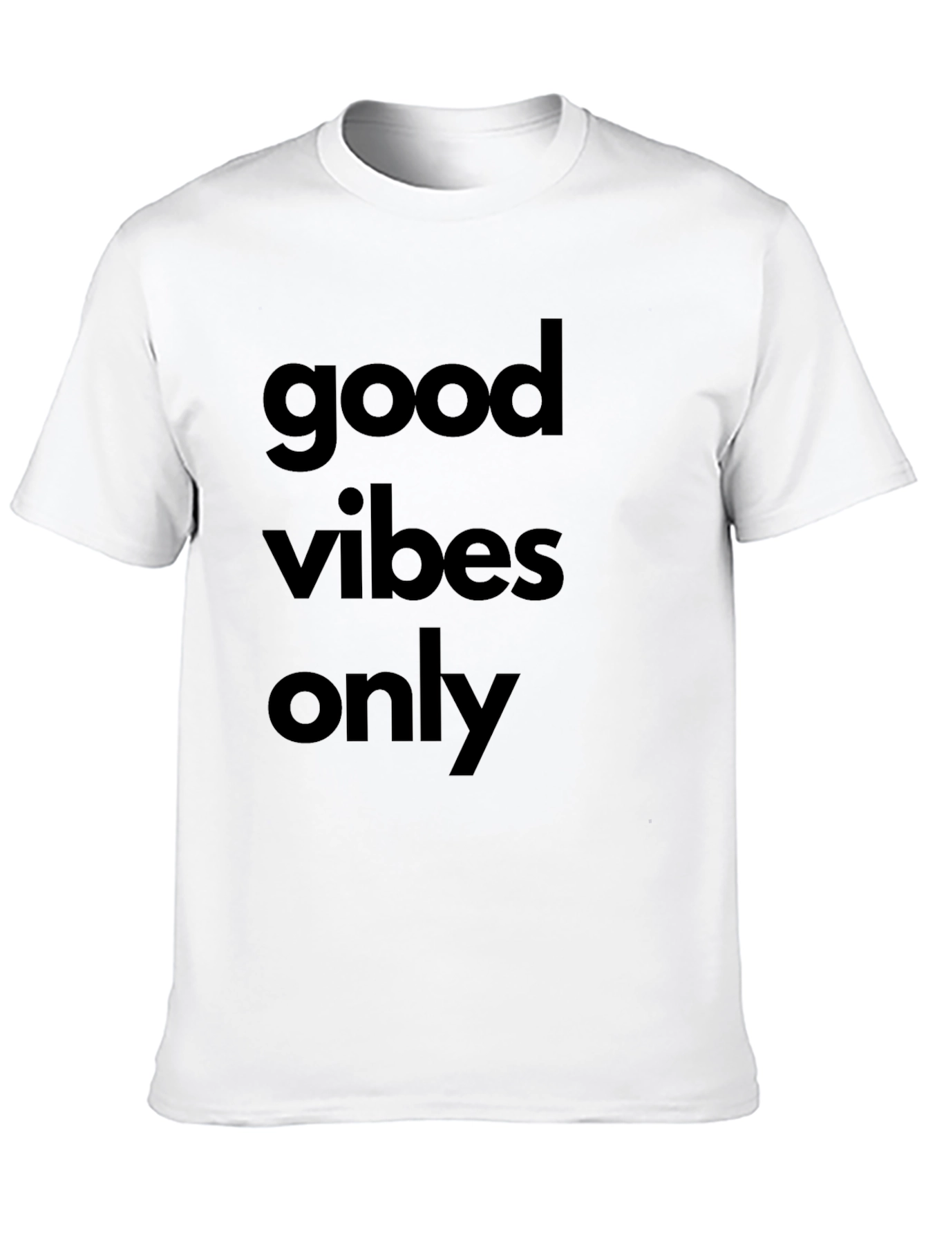 Good Vibes Only Black Graphic Tee