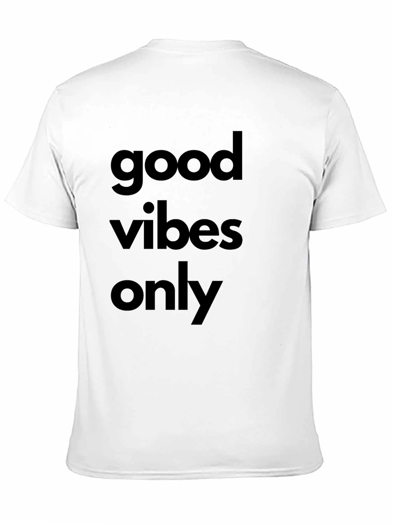 Good Vibes Only Black Graphic Tee
