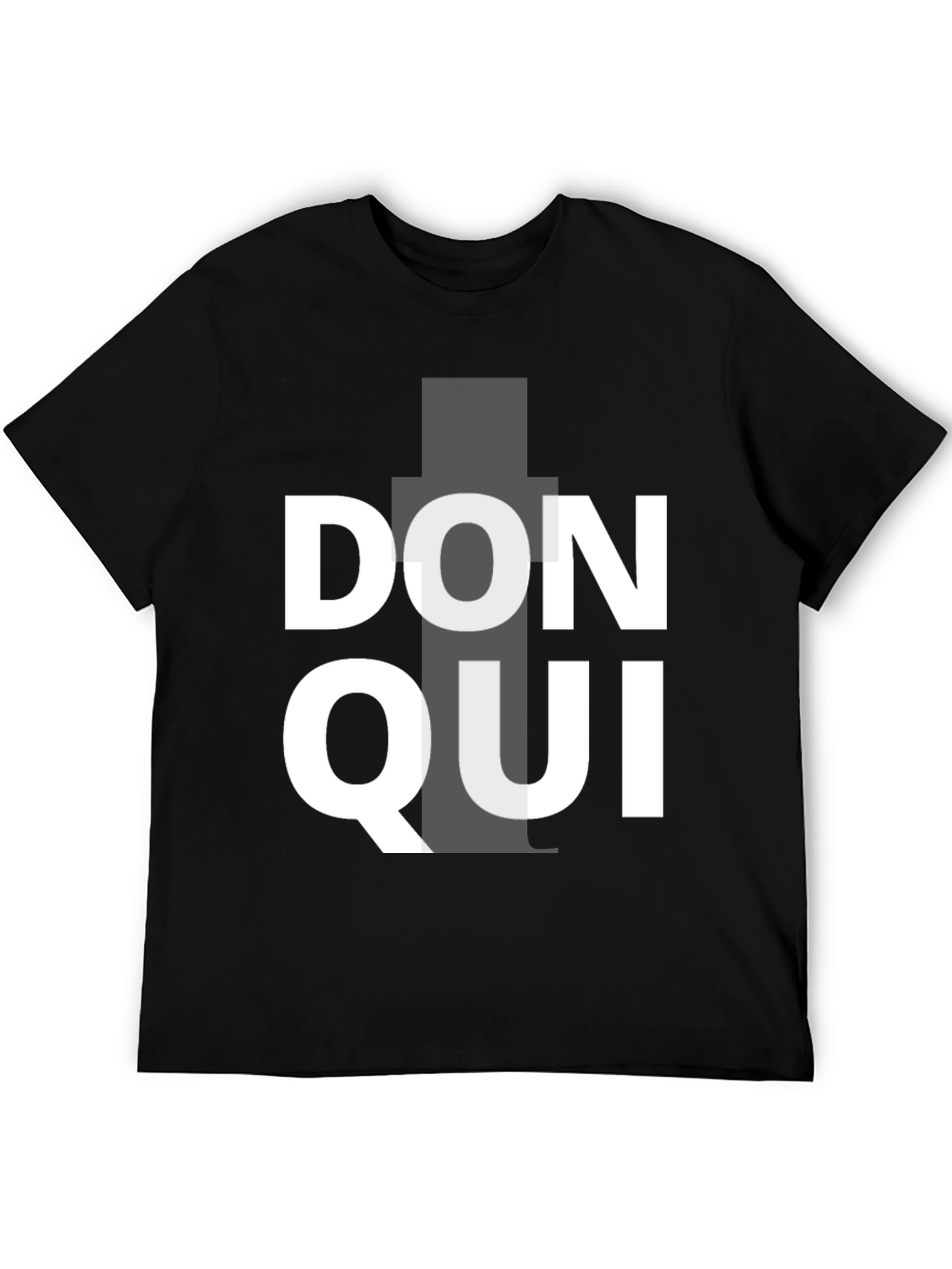 Don Qui Black Graphic Tee