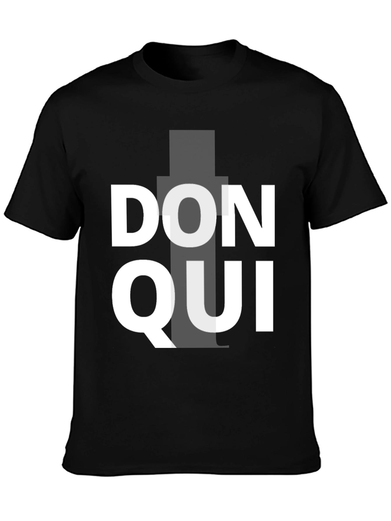 Don Qui Black Graphic Tee