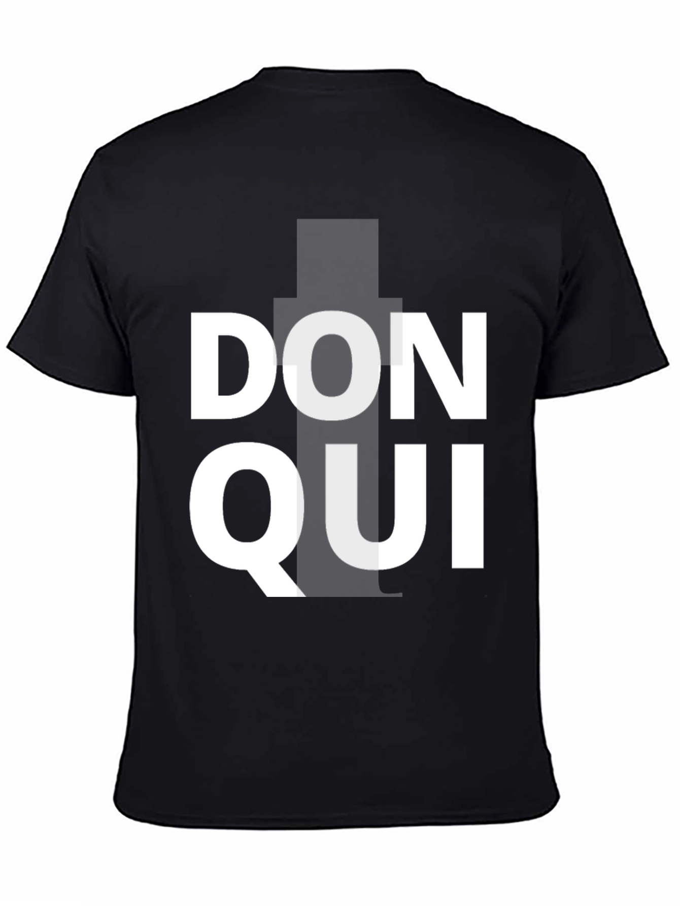 Don Qui Black Graphic Tee