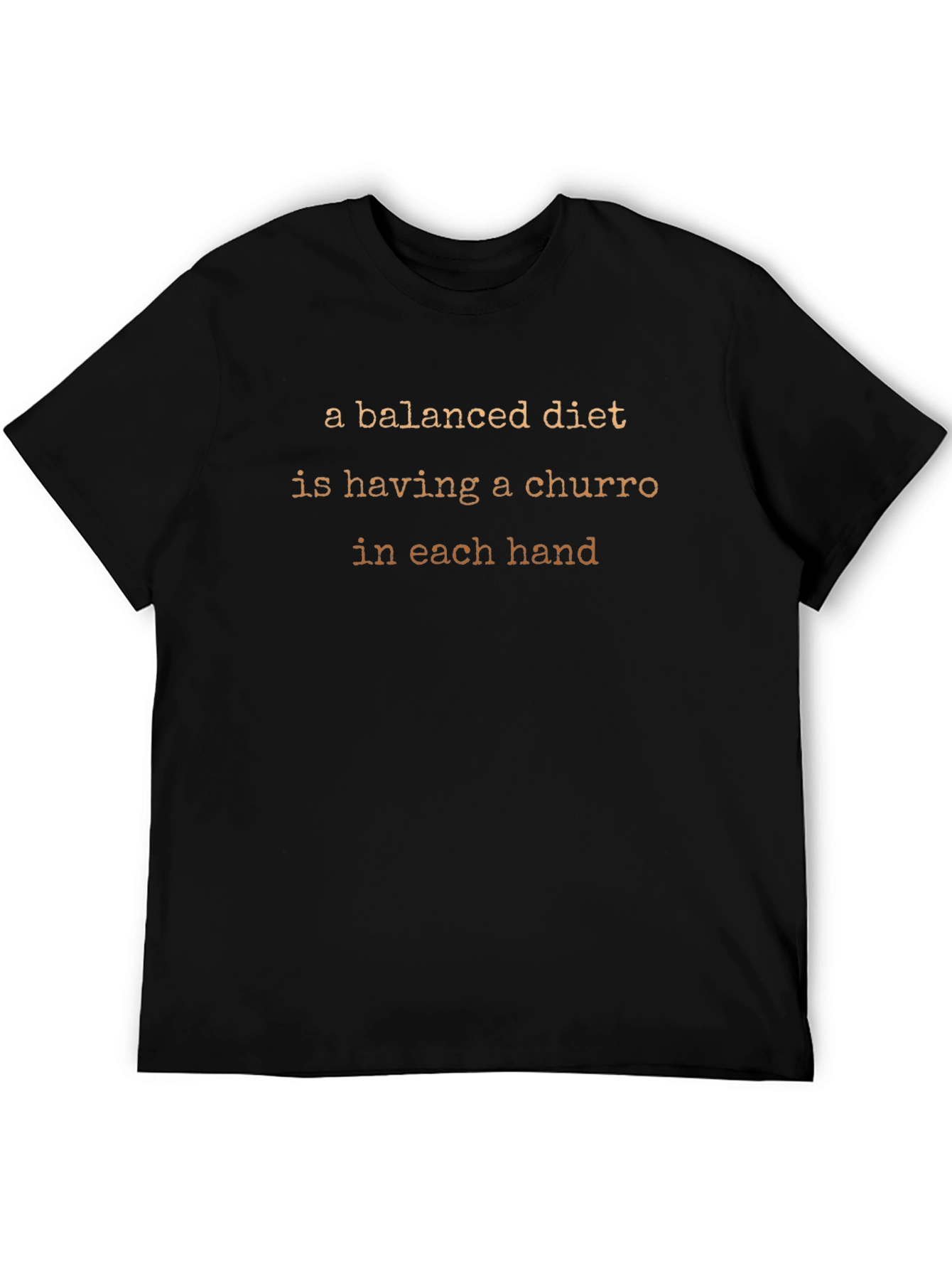 Balanced Diet Churro Graphic Tee - Unisex Cotton T-Shirt