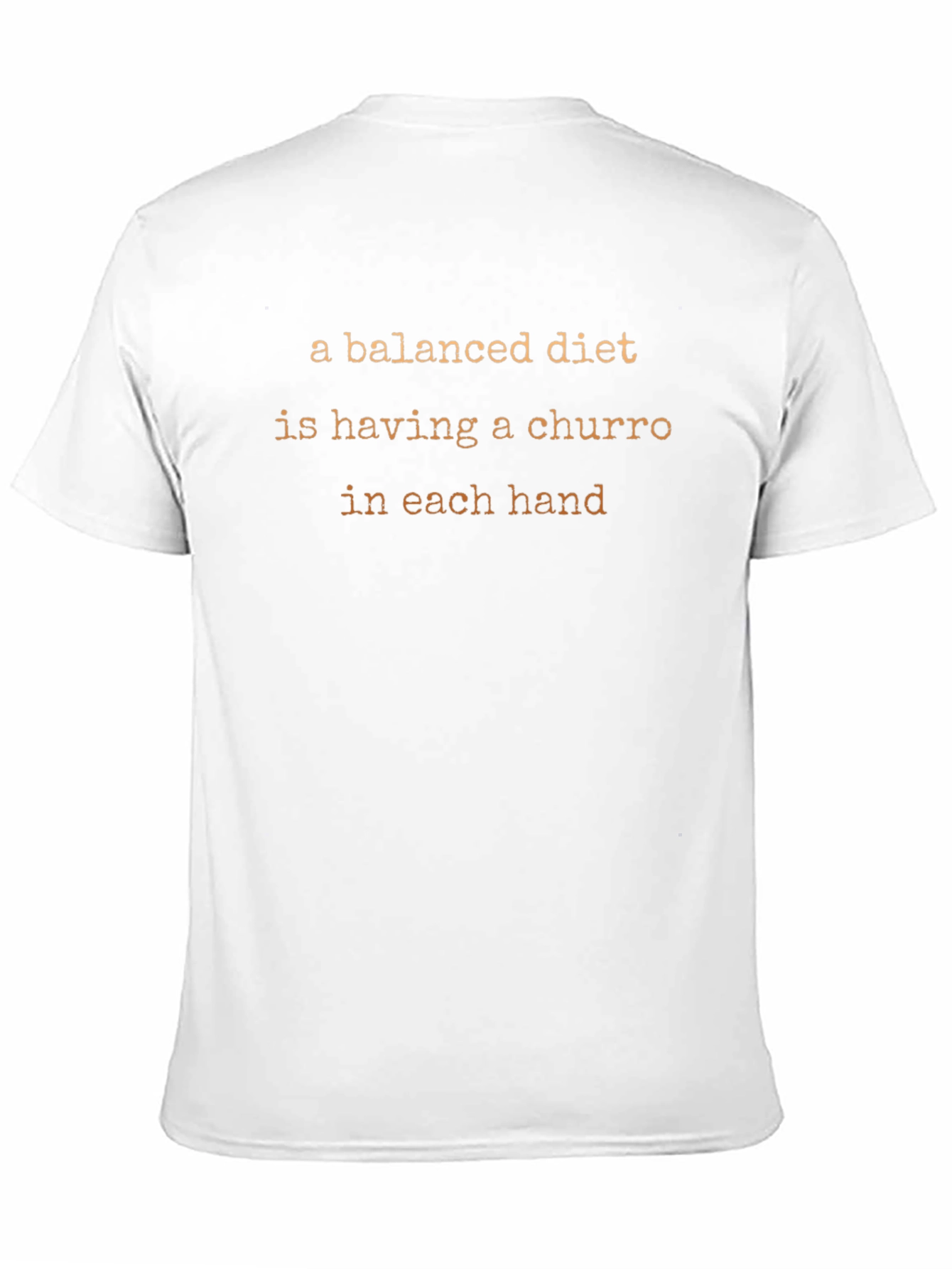 Balanced Diet Churro Graphic Tee - Unisex Cotton T-Shirt
