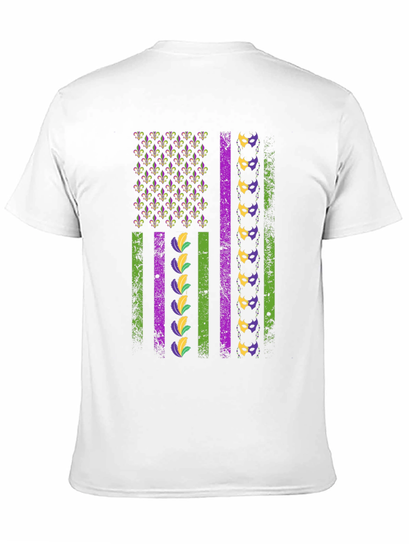 Mardi Gras Flag T-Shirt