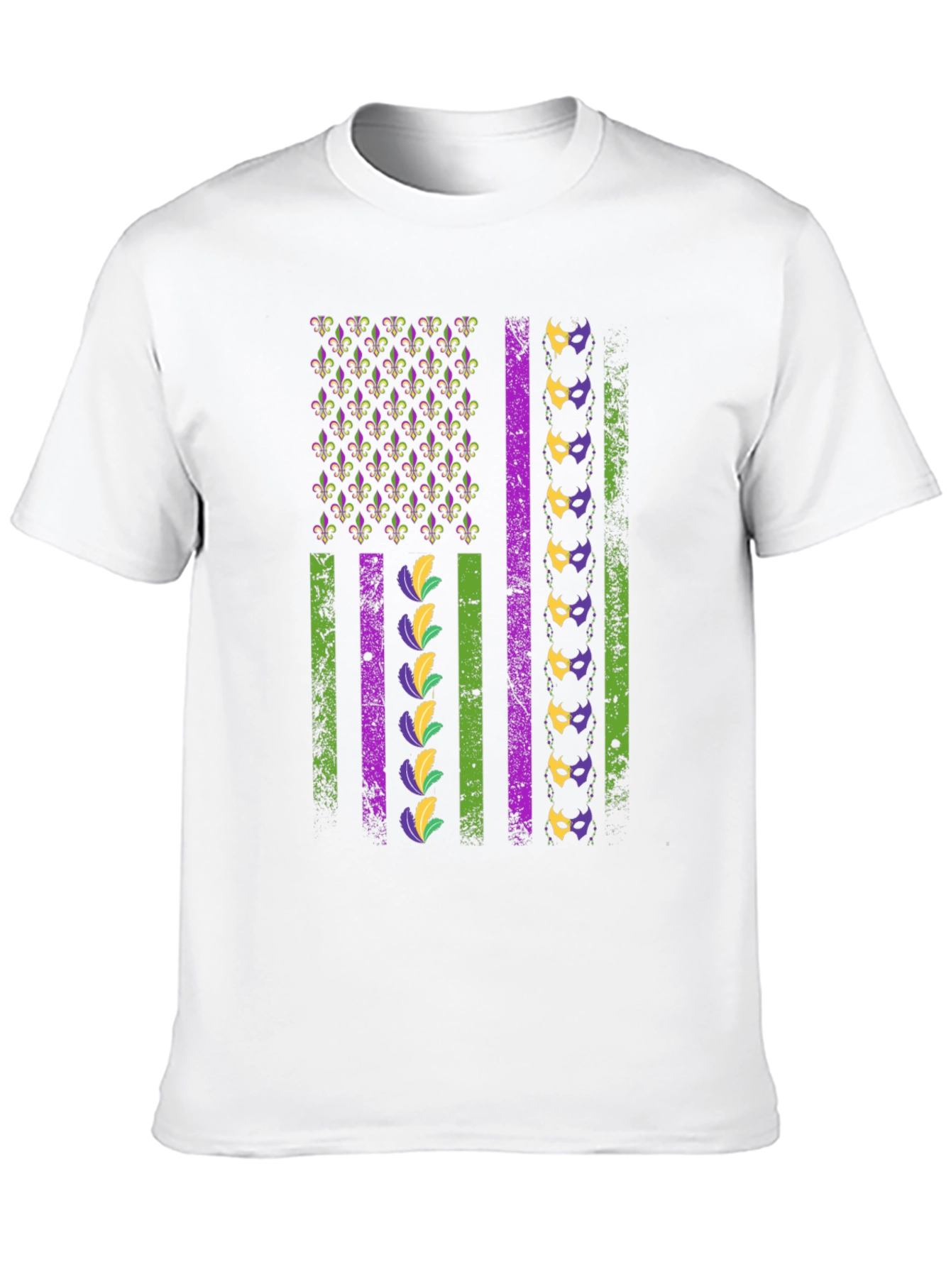 Mardi Gras Flag T-Shirt