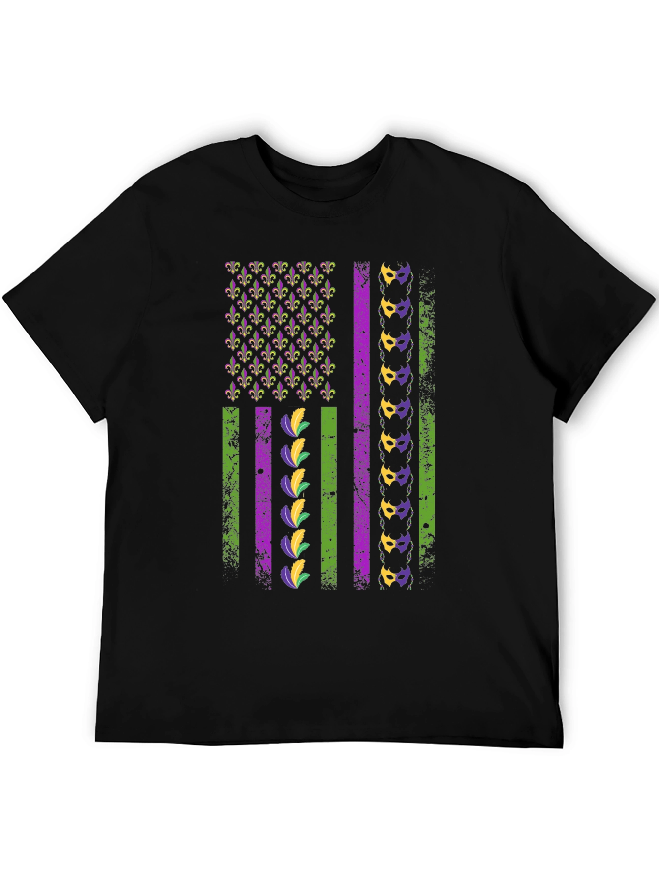 Mardi Gras Flag T-Shirt