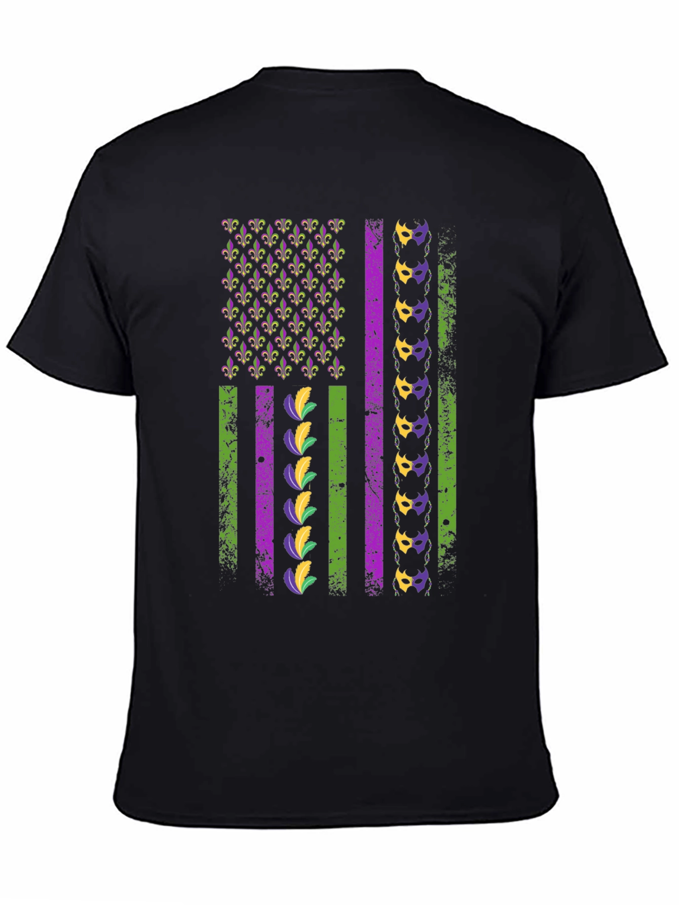 Mardi Gras Flag T-Shirt