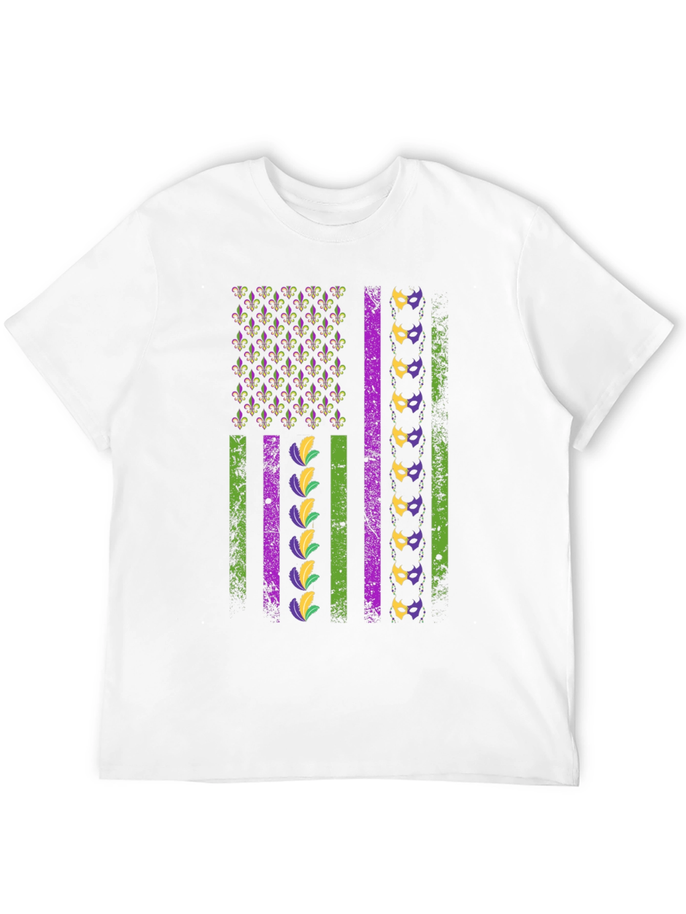 Mardi Gras Flag T-Shirt