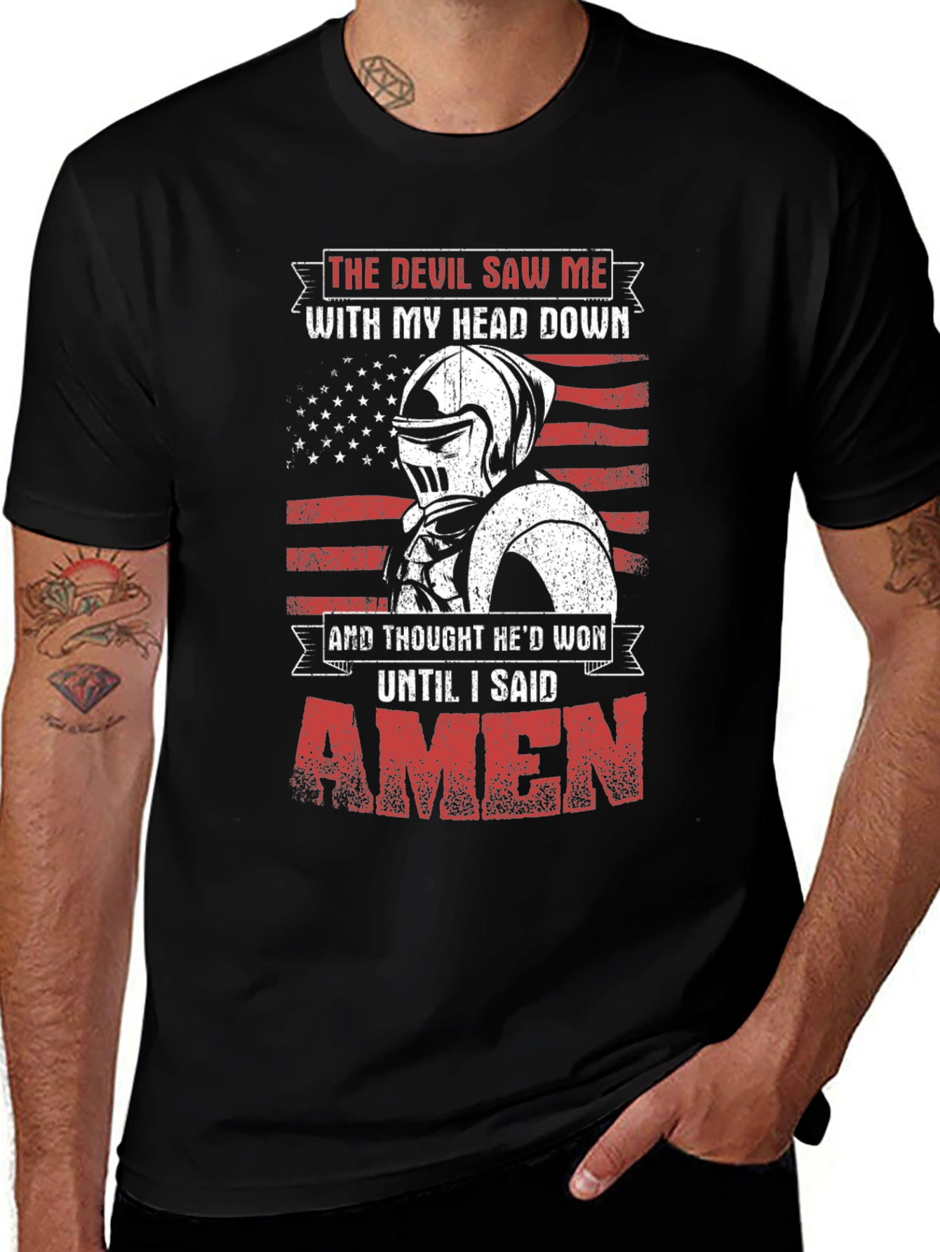 Devil Saw Me Knight T-Shirt