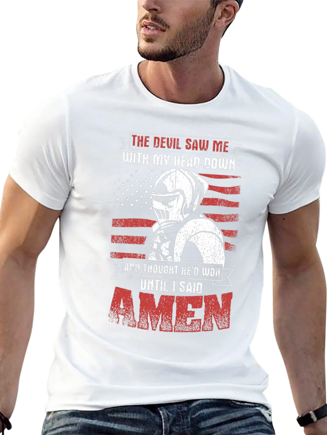 Devil Saw Me Knight T-Shirt