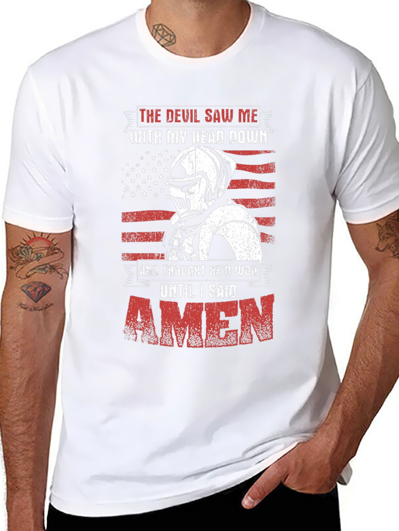 Devil Saw Me Knight T-Shirt