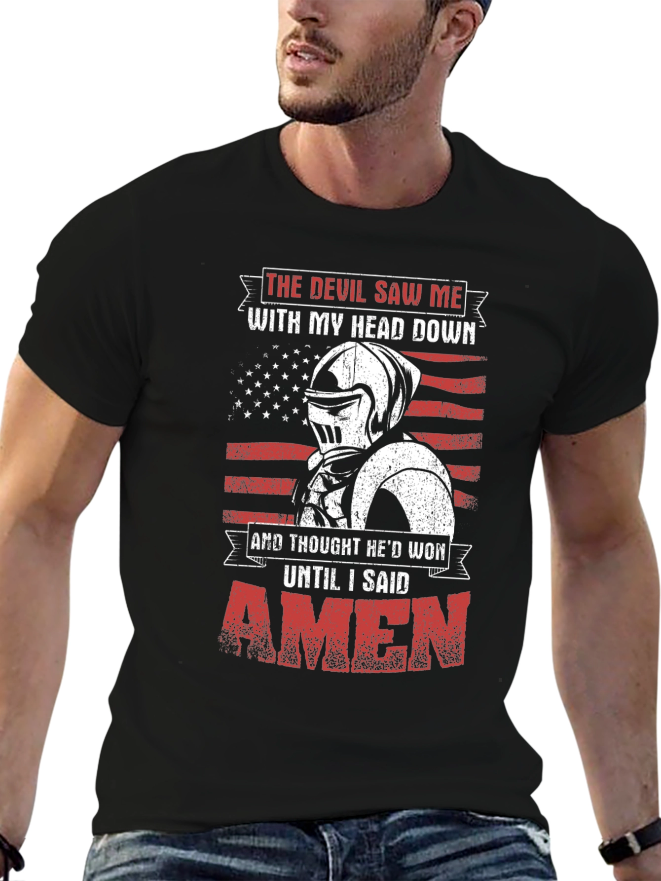 Devil Saw Me Knight T-Shirt