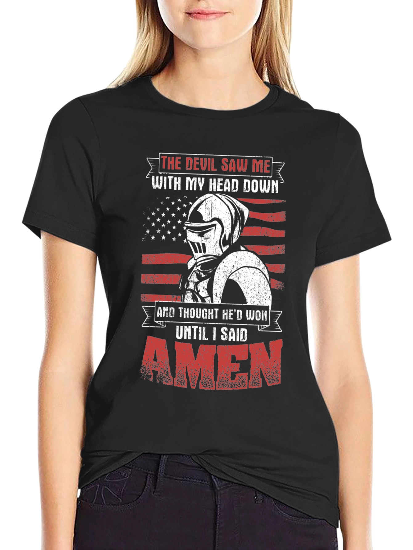 Devil Saw Me Knight T-Shirt