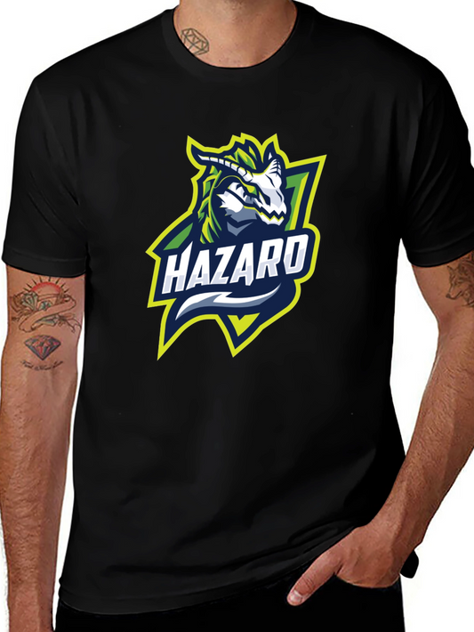 Hazard Dragon Graphic Black T-Shirt