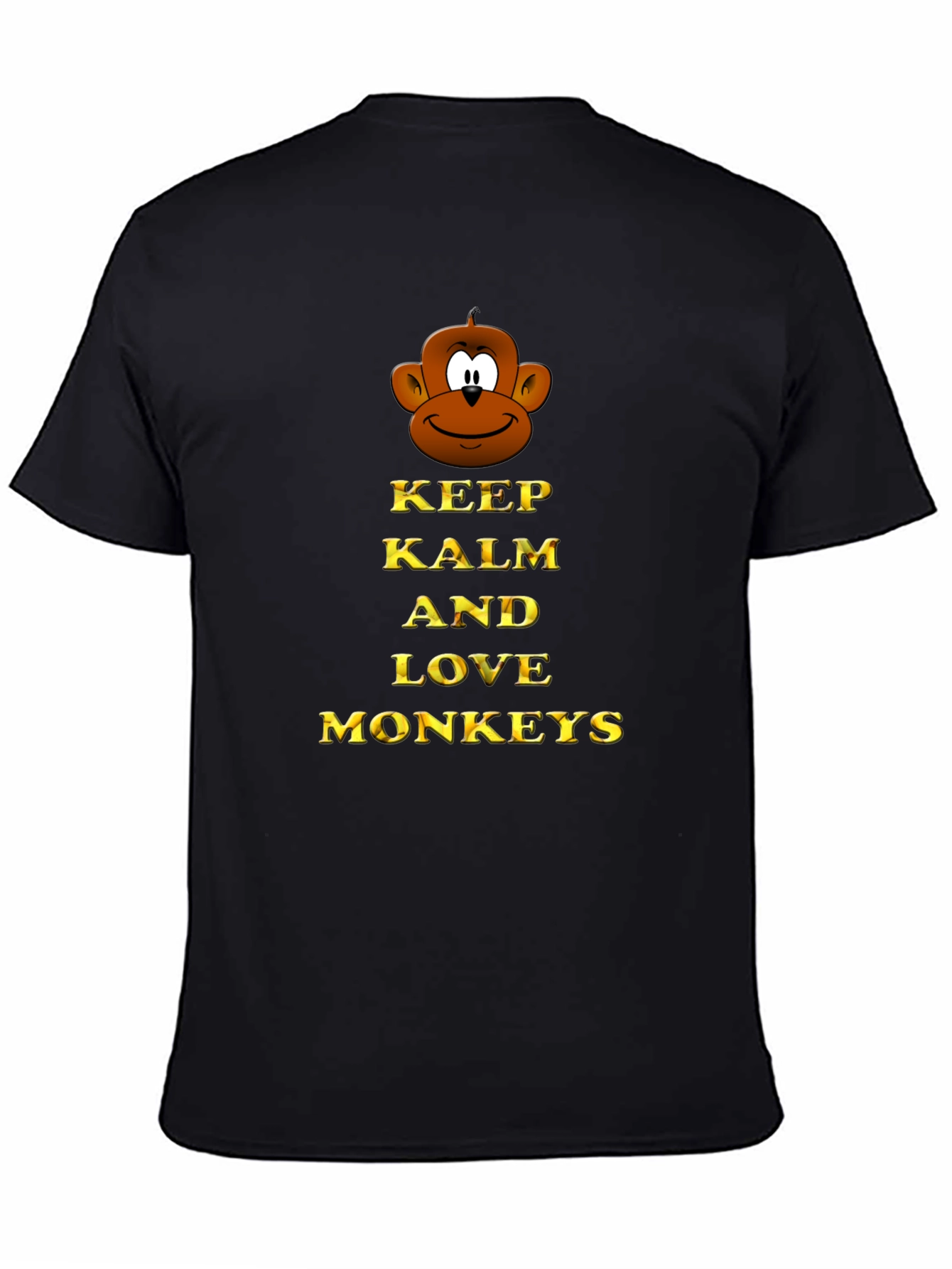Keep Calm and Love Monkeys Graphic T-Shirt